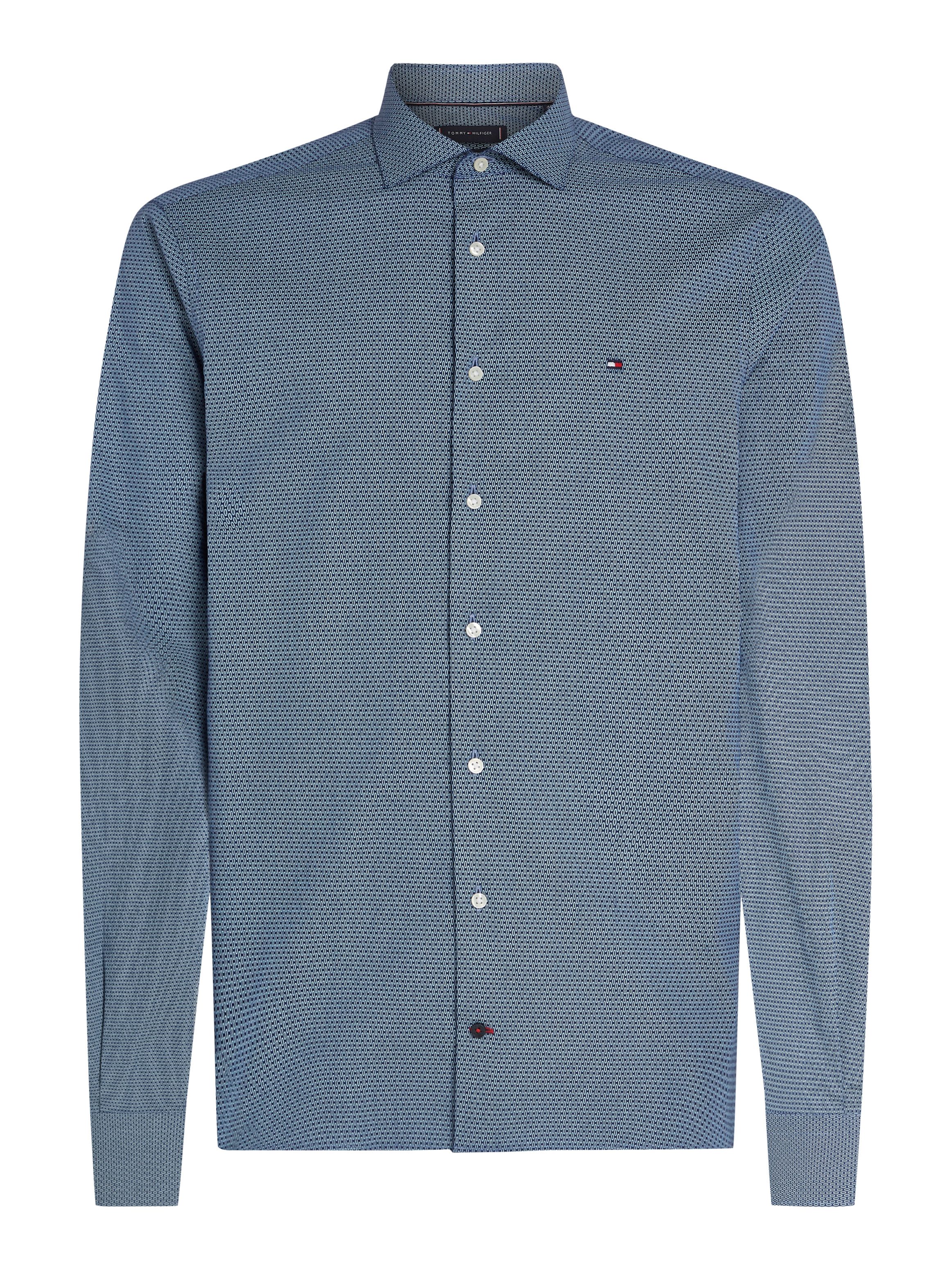 Tommy Hilfiger Businessoverhemd CL STRETCH GEO PRINT SF SHIRT