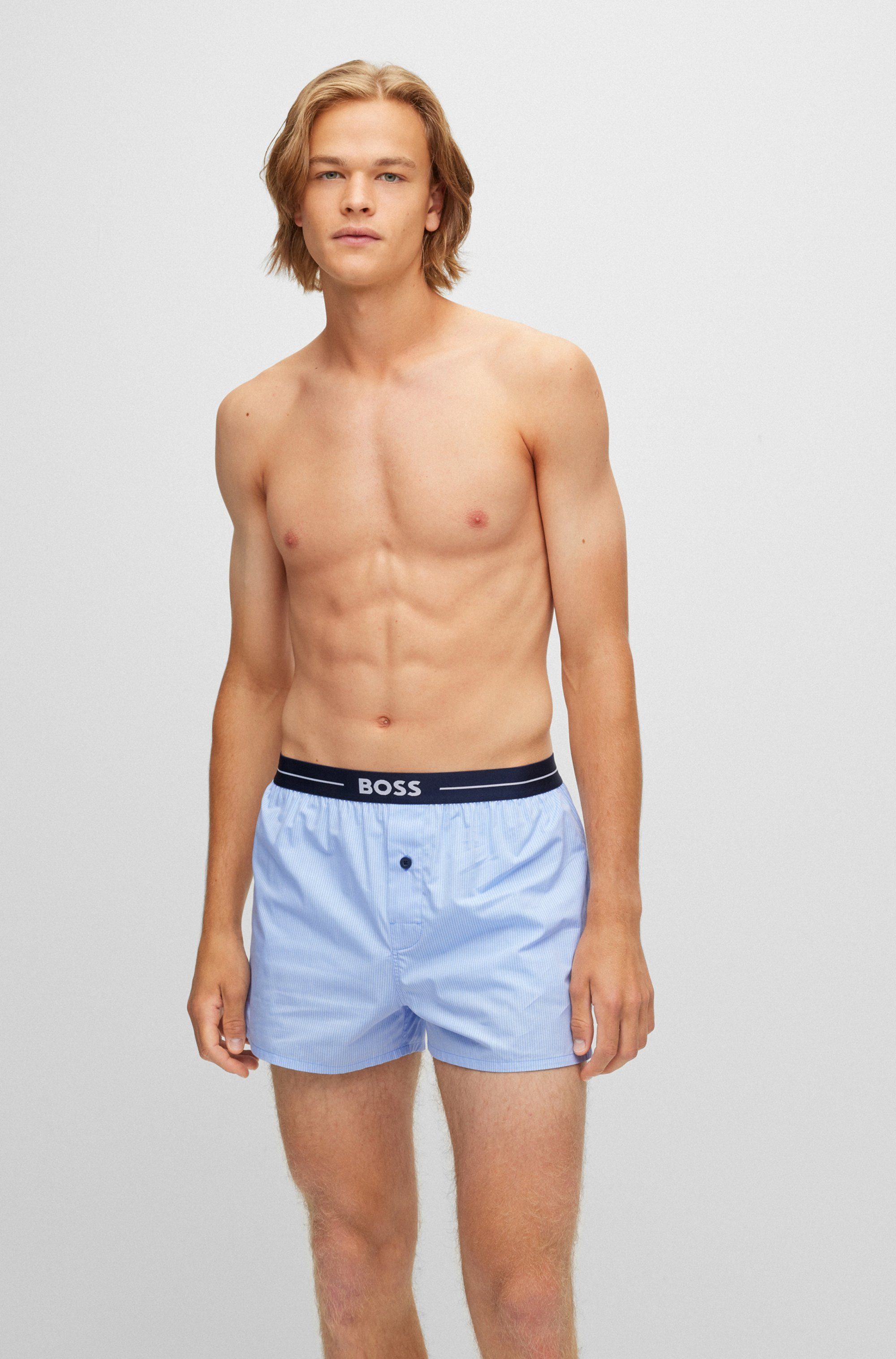 BOSS Geweven boxershort NOS Boxer EW 2P (Set van 2)