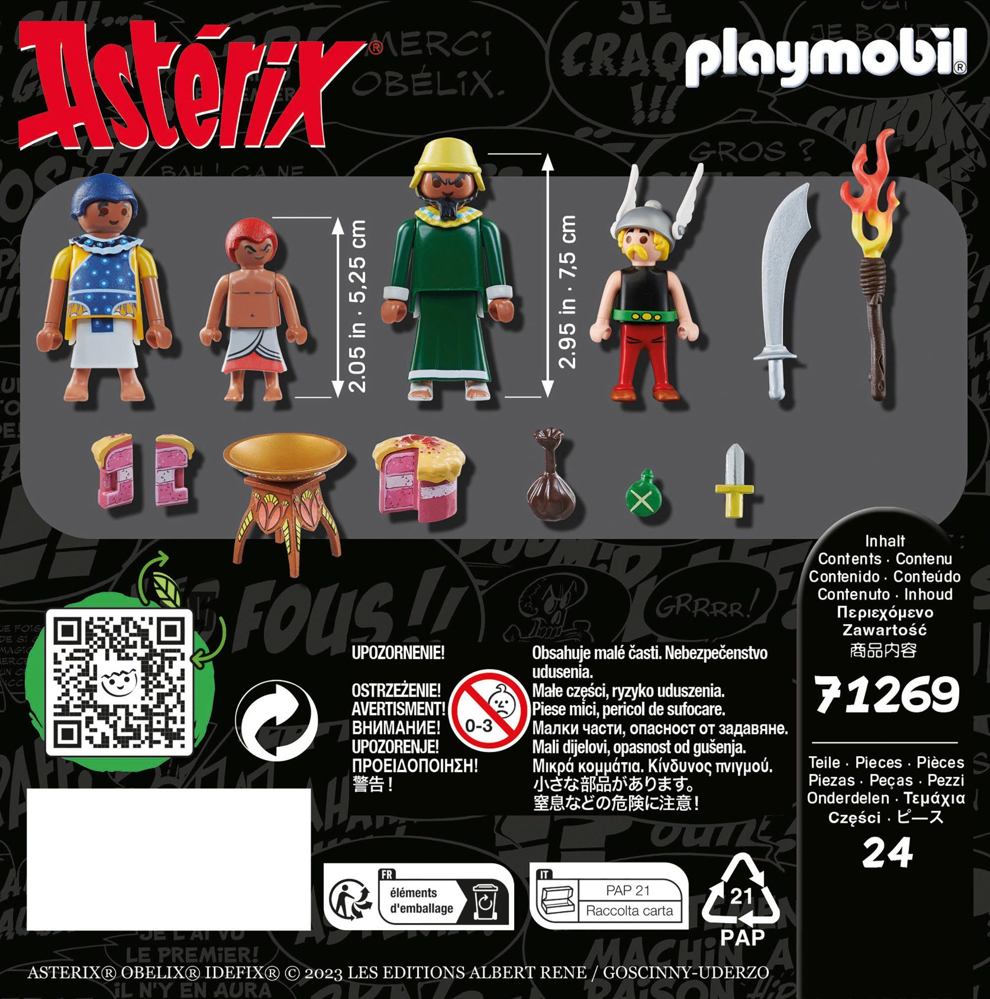 Playmobil® Constructie-speelset De vergiftigde taart van Plurkis (71269), Asterix (24-delig)