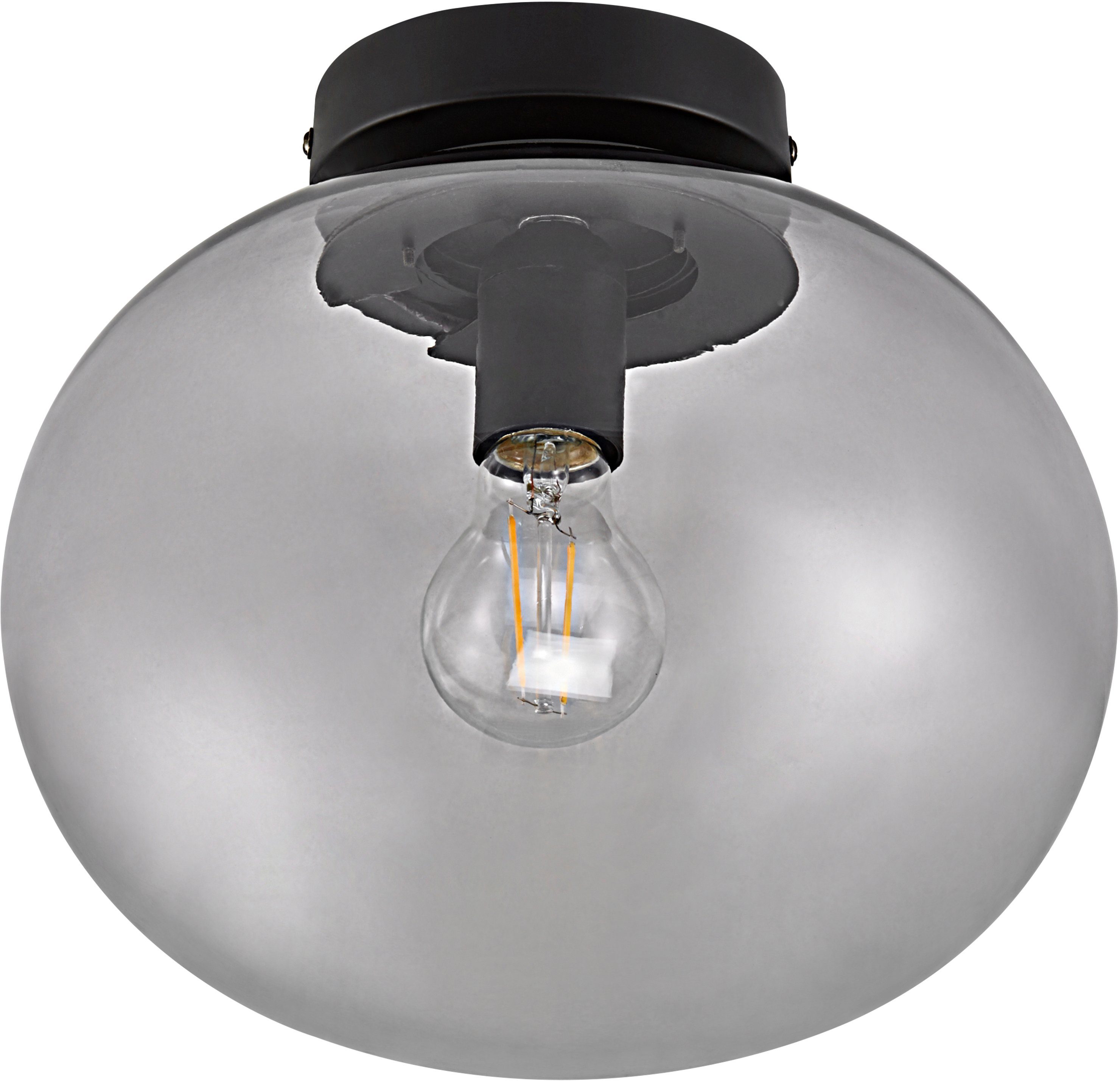 Nordlux Plafondlamp Alton Rookglas
