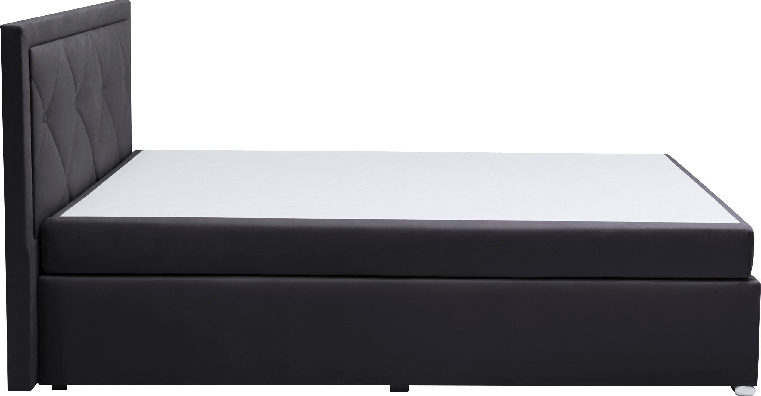 Leonique Boxspring Alfie, bestseller, optioneel met bedlade met capitonnage in het hoofdbord, h2, h3 en h4 ter keuze