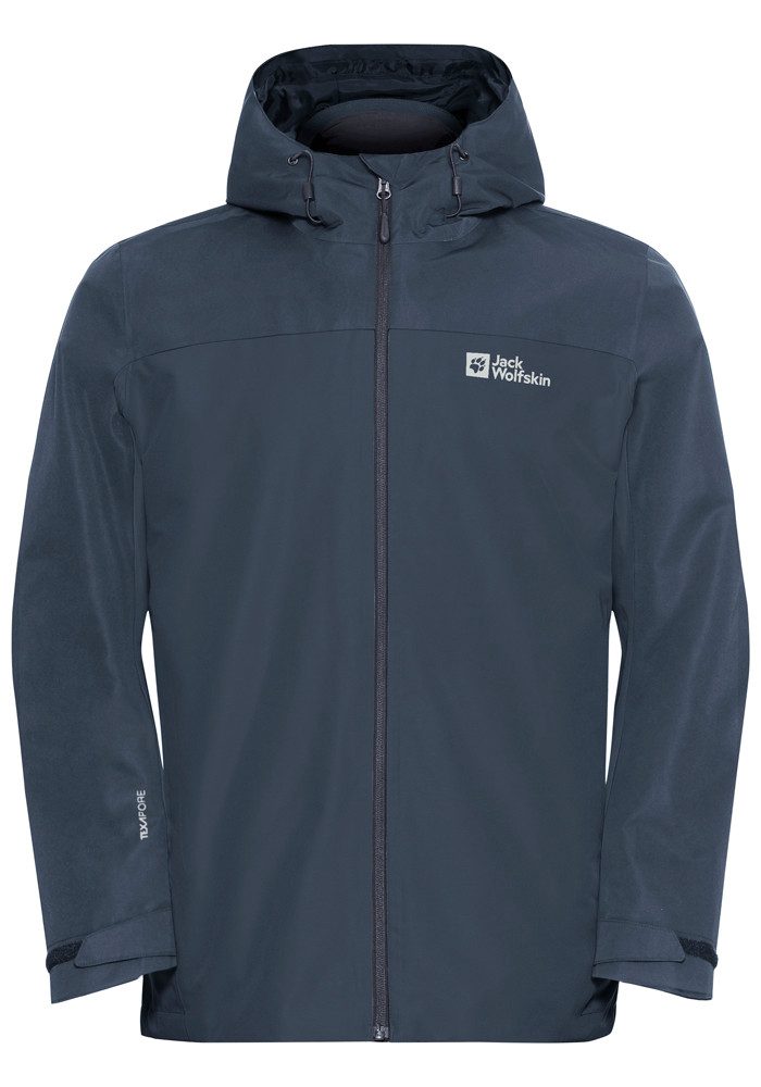 Jack Wolfskin Functioneel 3-in-1-jack MOONRISE 3IN1 JKT W met waterafstotende ritsen