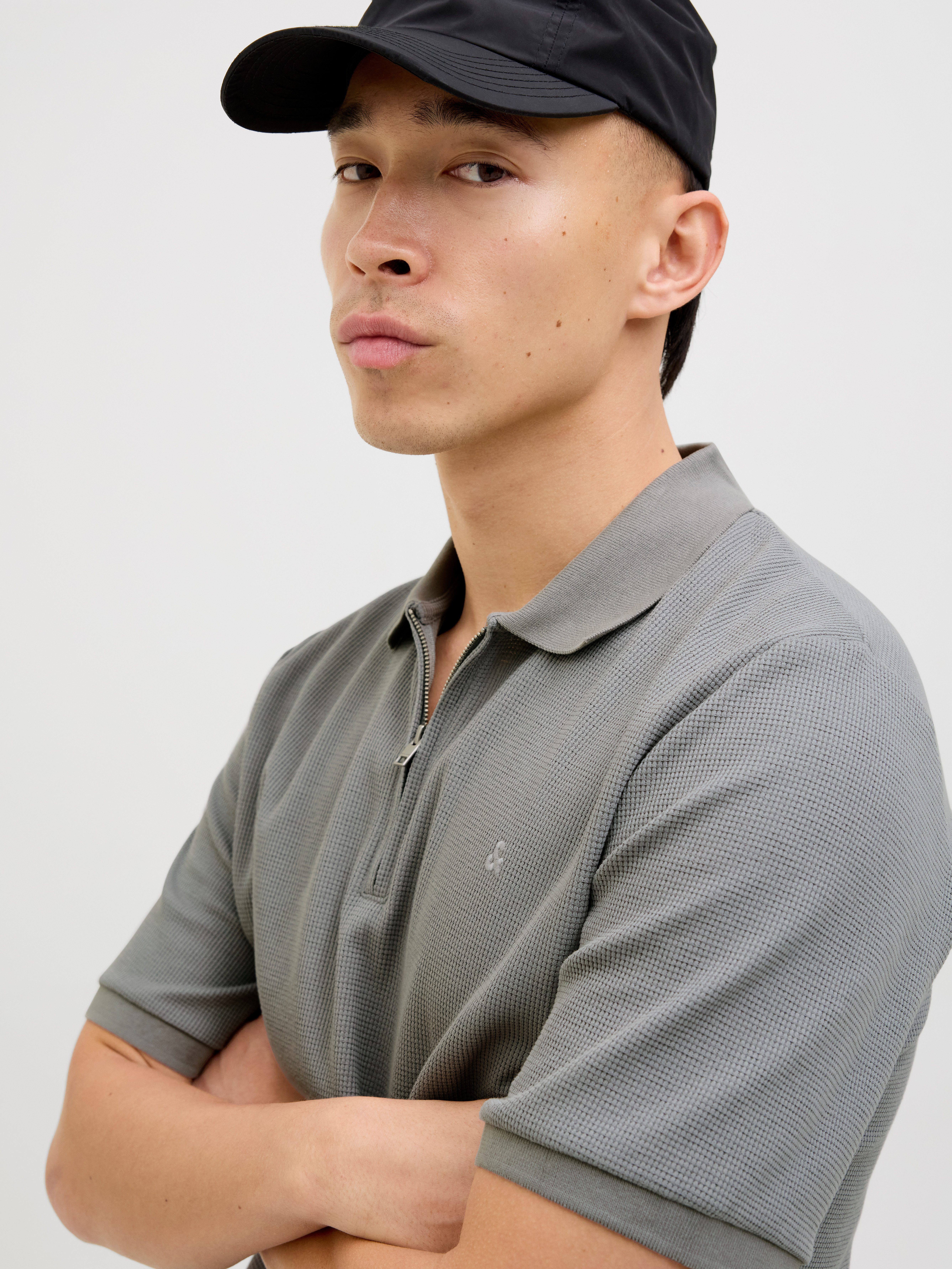 Jack & Jones Poloshirt JJEAUSTIN ZIP POLO SS NOOS
