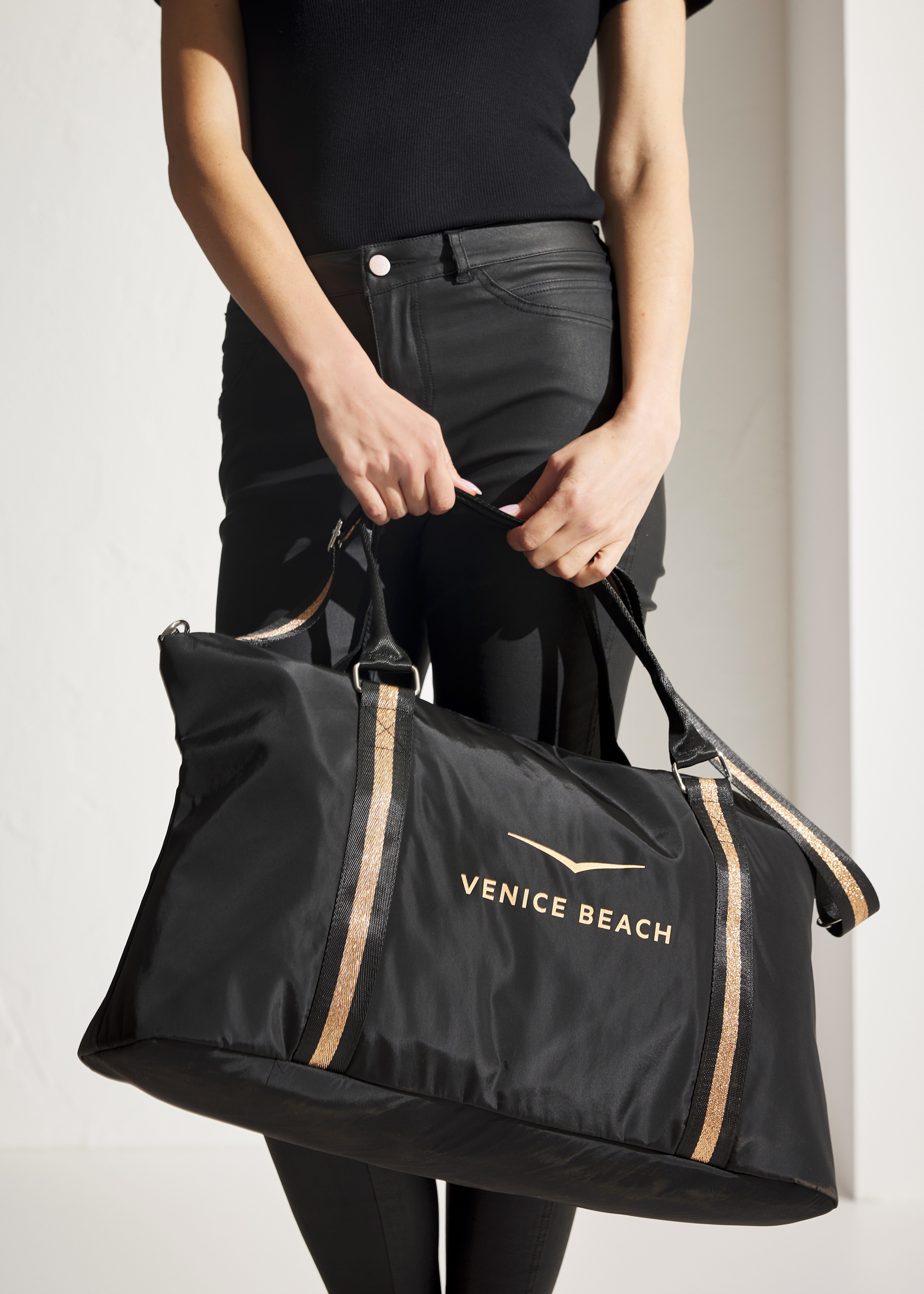 Venice Beach Sporttas grote schoudertas, weekendtas, strandtas met print vegan