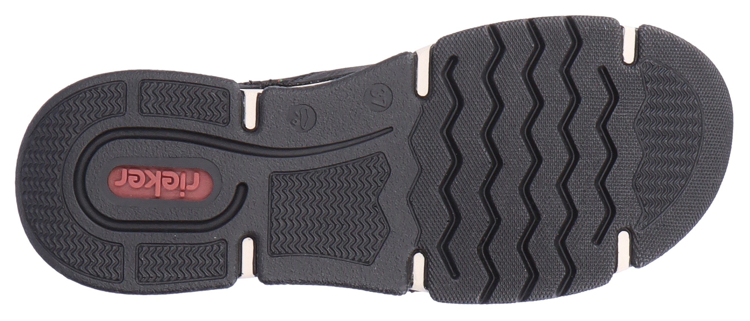 Rieker Boots zonder sluiting met kleurrijke print