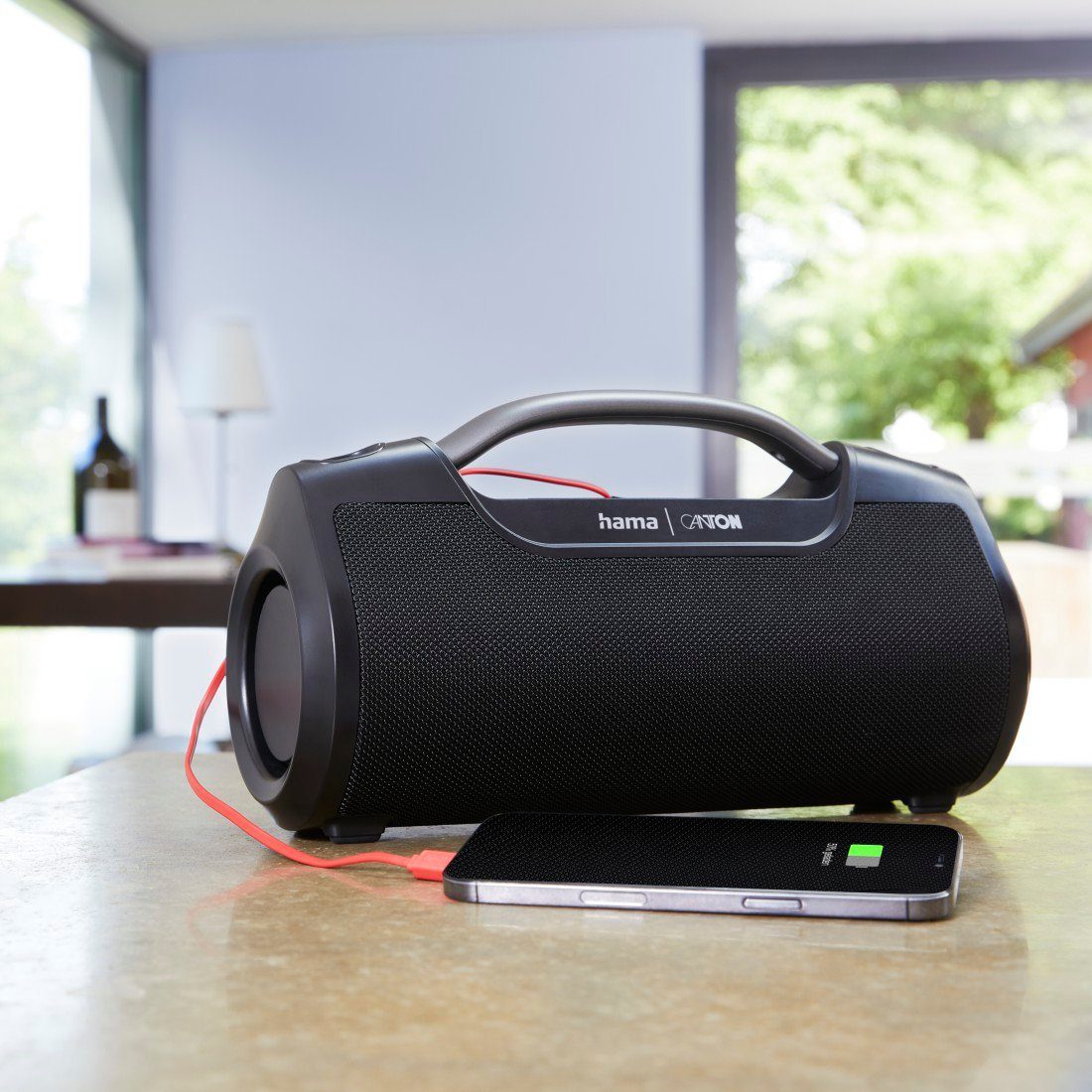 Hama Bluetooth luidspreker accu (muziekbox waterdicht IPX6, PowerPack 60W)