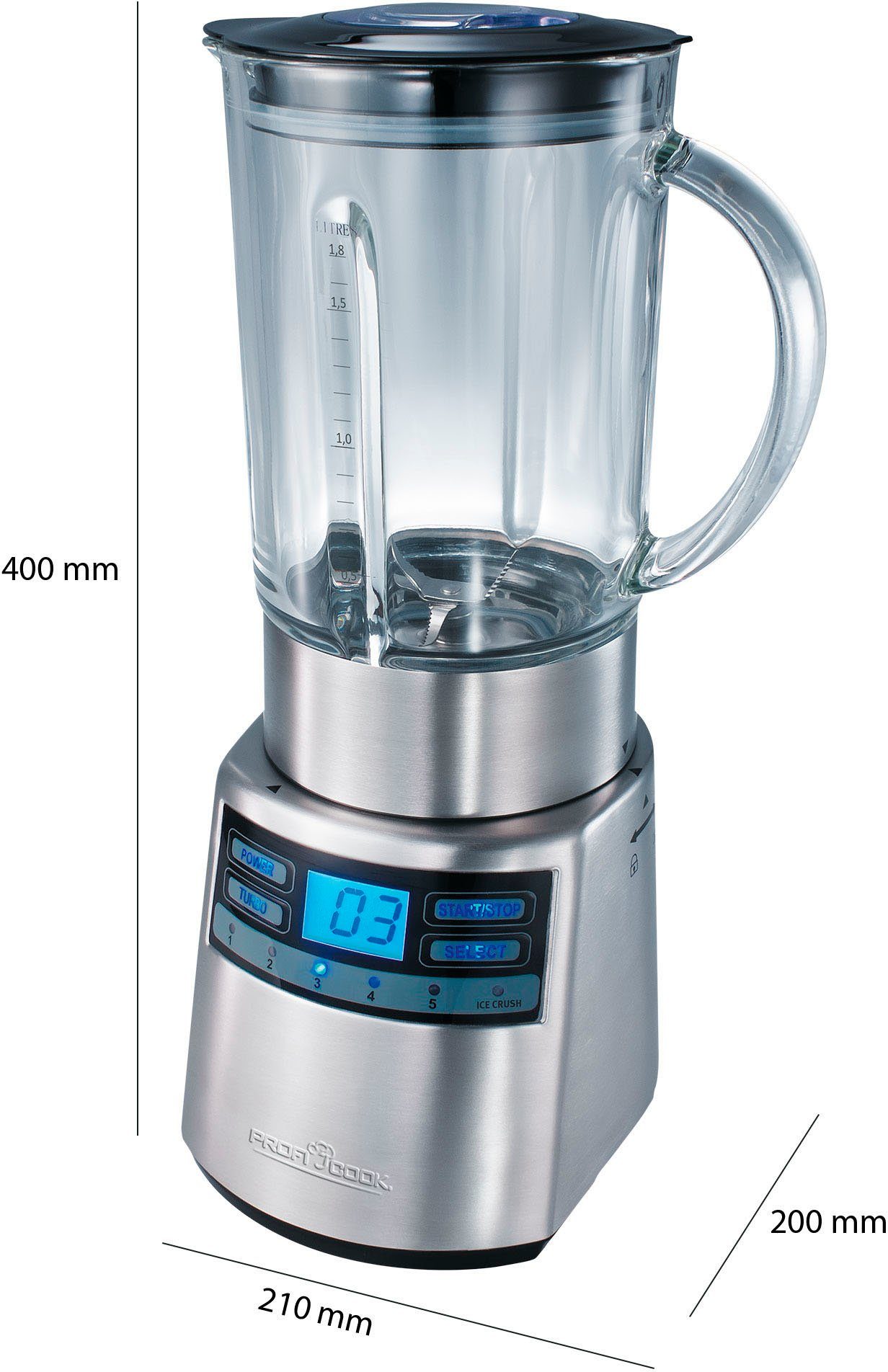 PROFI COOK Blender PC-UM 1006 inox