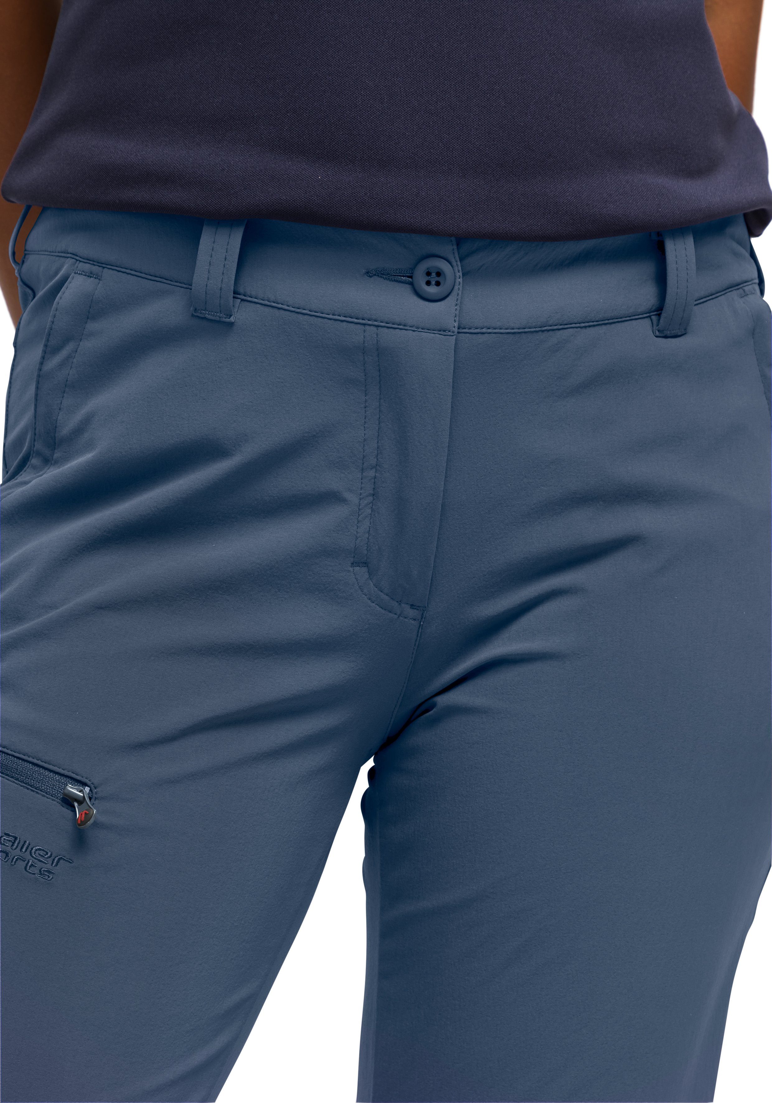 Maier Sports Functionele broek Inara slim Heren wandelbroek, ademende outdoor-broek, 4 zakken, slim fit