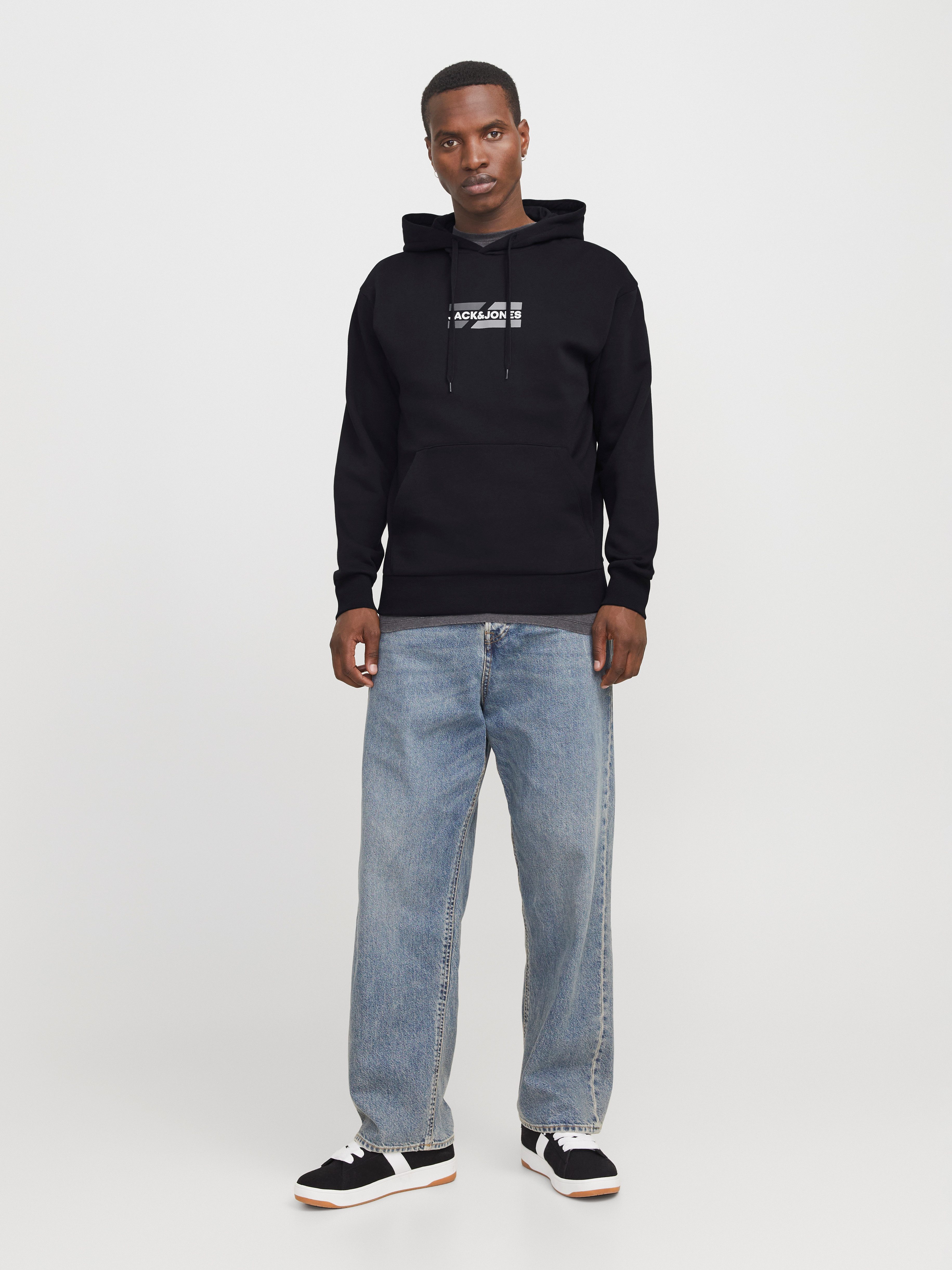 Jack & Jones Hoodie JJECORP GRAPHIC SWEAT HOOD NOOS