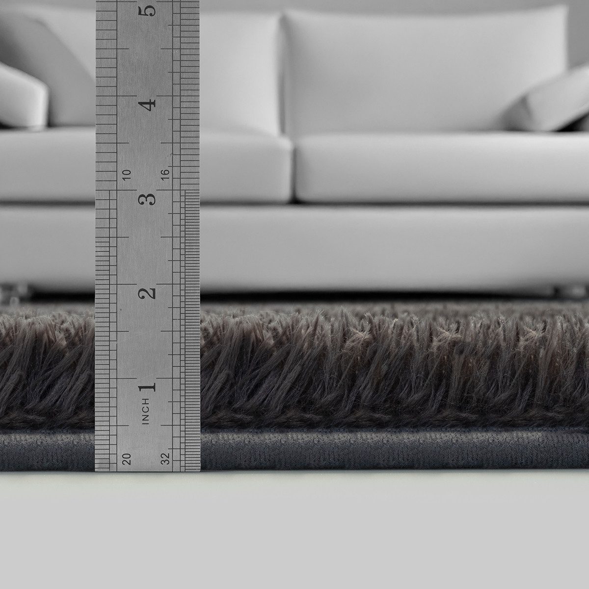 The carpet Vloerkleed Soft Shaggy Fluffy hoogpolig tapijt, woonkamer, antislip onderkant
