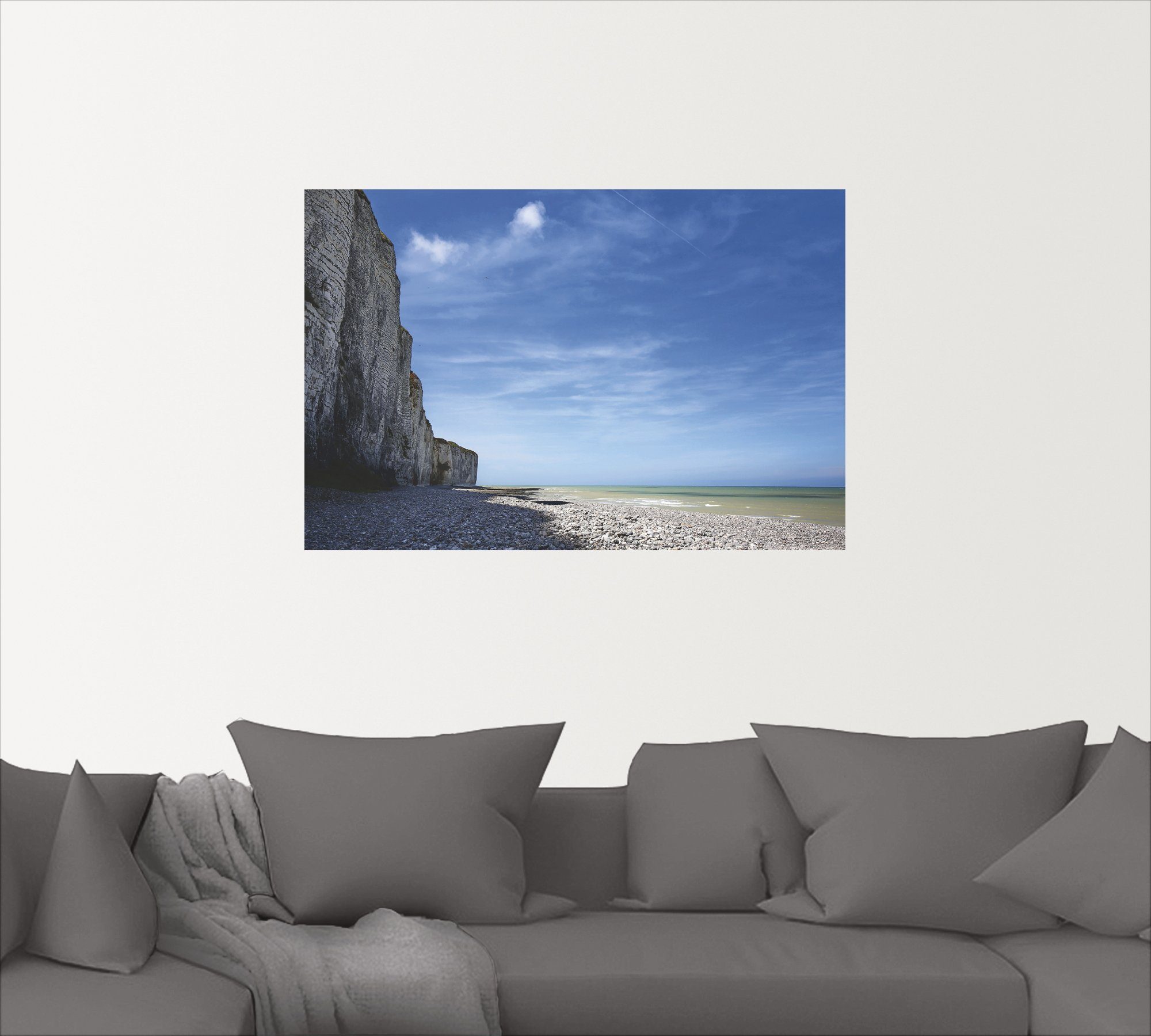 Artland Artprint St. Valery en Caux als artprint van aluminium, artprint op linnen, muursticker of poster in verschillende maten