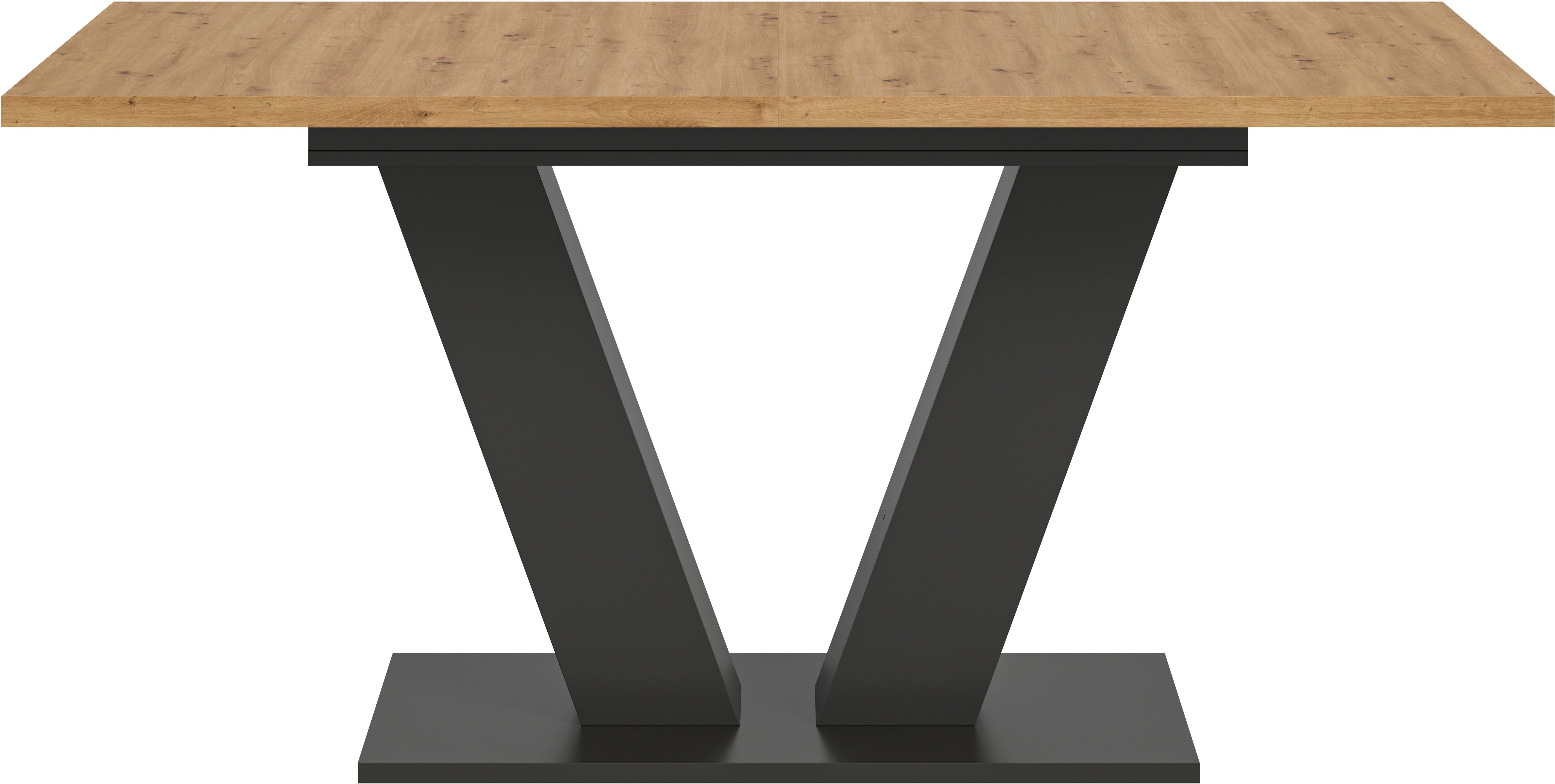 INOSIGN Eettafel Motus, ausziehbar 150 -190 cm, inklusive 40 cm Einlegeplatte