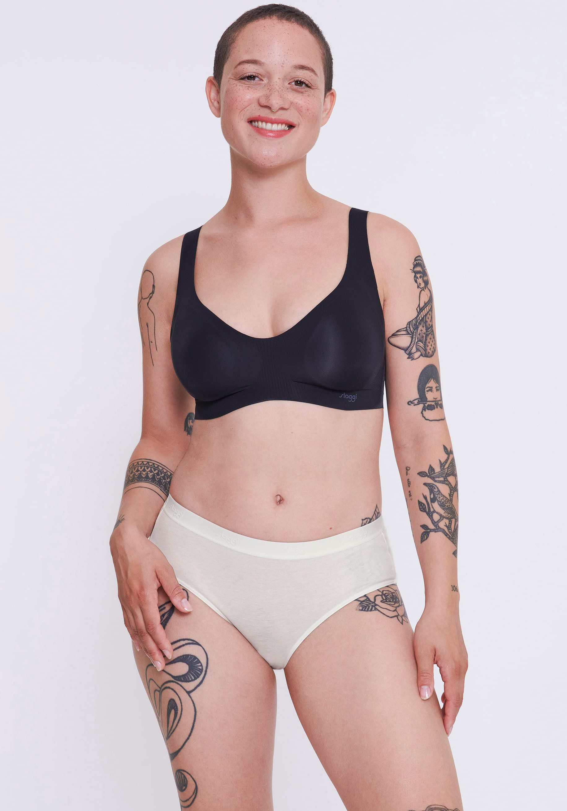 Sloggi Slip GO Casual Midi 2P zachte en ademende katoenkwaliteit (2 stuks Set van 2)