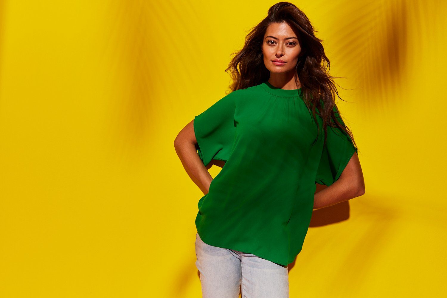 Aniston SELECTED Blouse zonder sluiting in een extra wijd model
