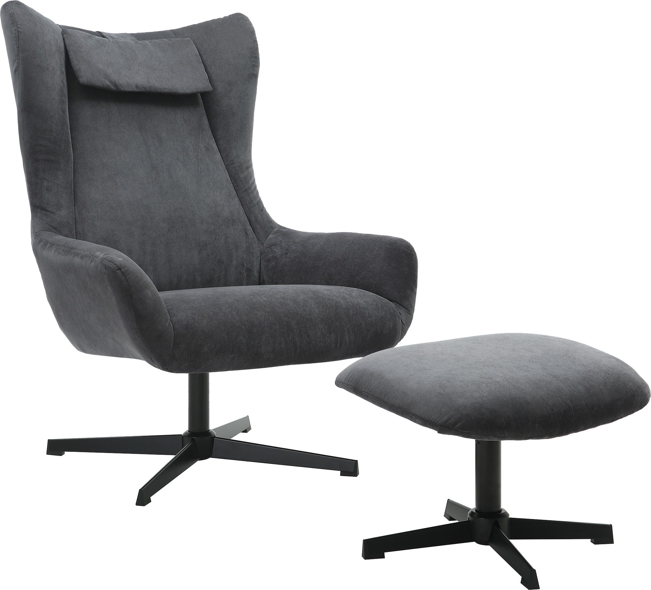 SalesFever Fauteuil met draaifunctie (set, 2 stuks)