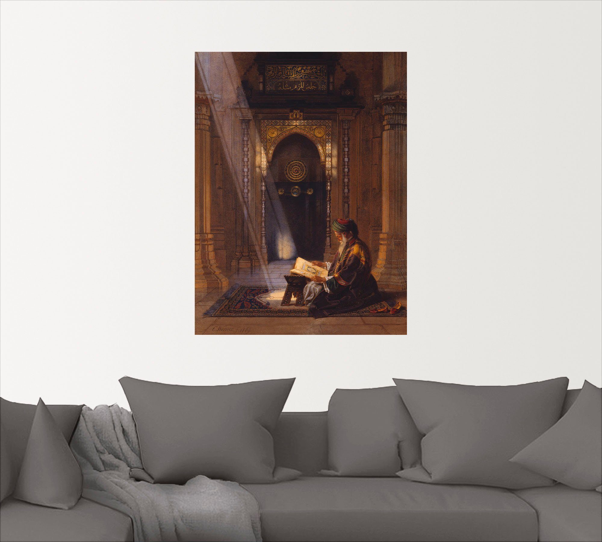 Artland Artprint In de moskee. als artprint op linnen, poster, muursticker in verschillende maten