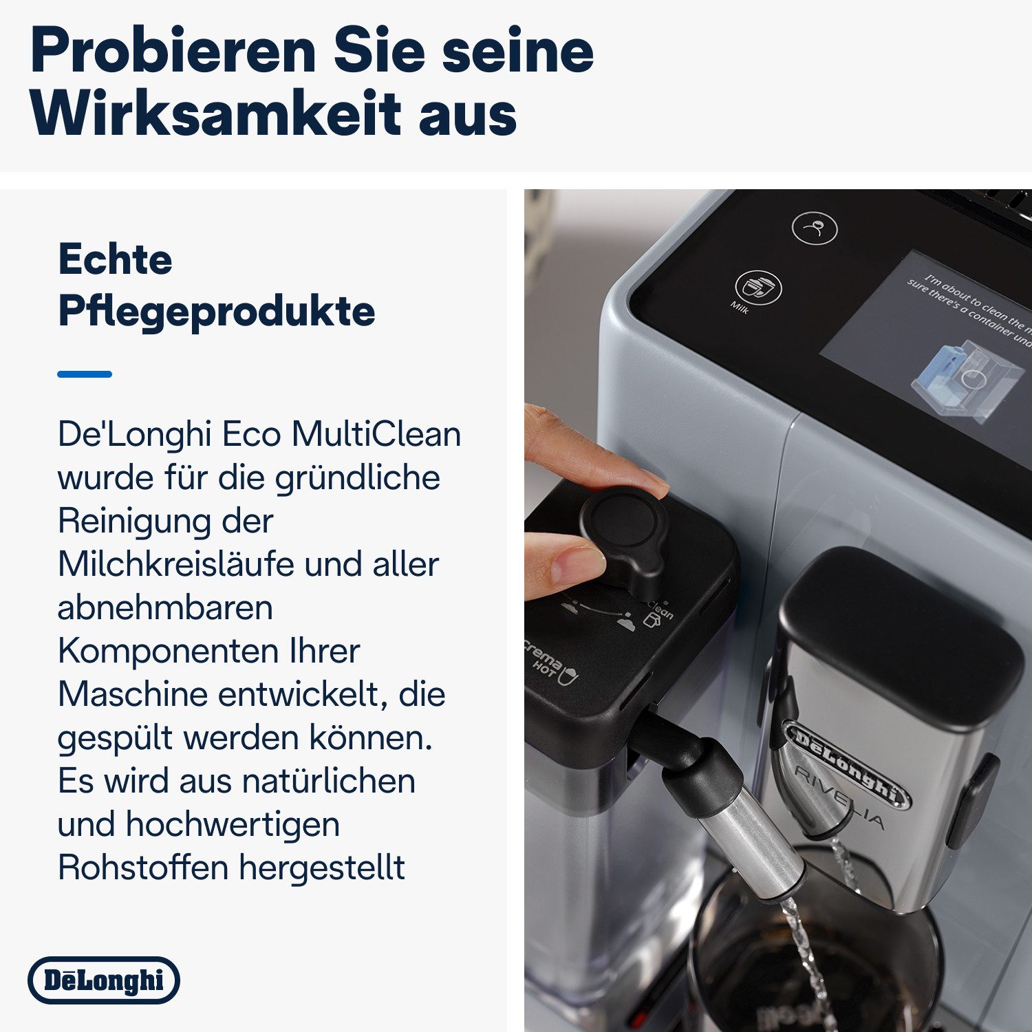 De'Longhi Melkcircuit-schoonmaakmiddel DLSC550 Eco MultiClean