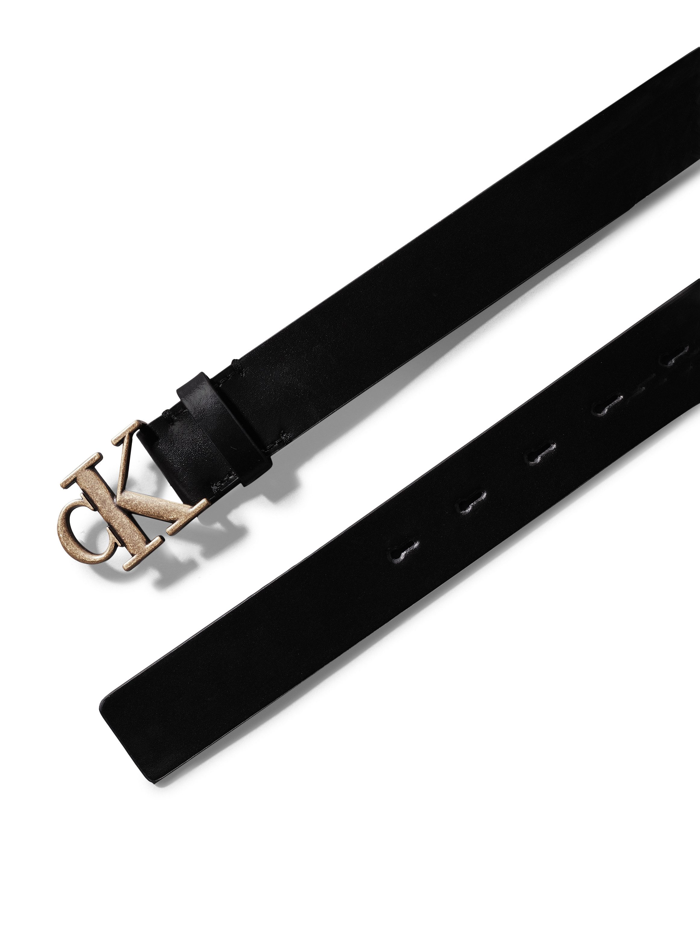 Calvin Klein Leren riem MONO PLAQUE LTHR BELT 30MM