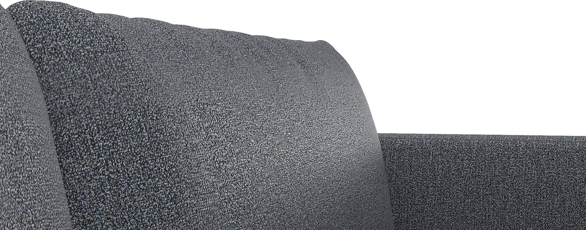 FLEXLUX Hoekbank Bolzano, elegant en comfortabel, L-vorm Zitting van koudschuim & stalen vering, losse zit- en rugkussens