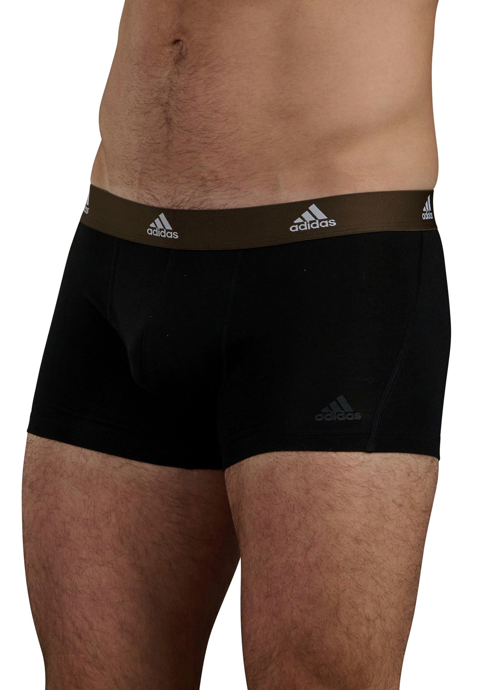 adidas Sportswear Boxershort "Active Flex Cotton" met zachte naadverwerking en tonale logo (3 stuks)