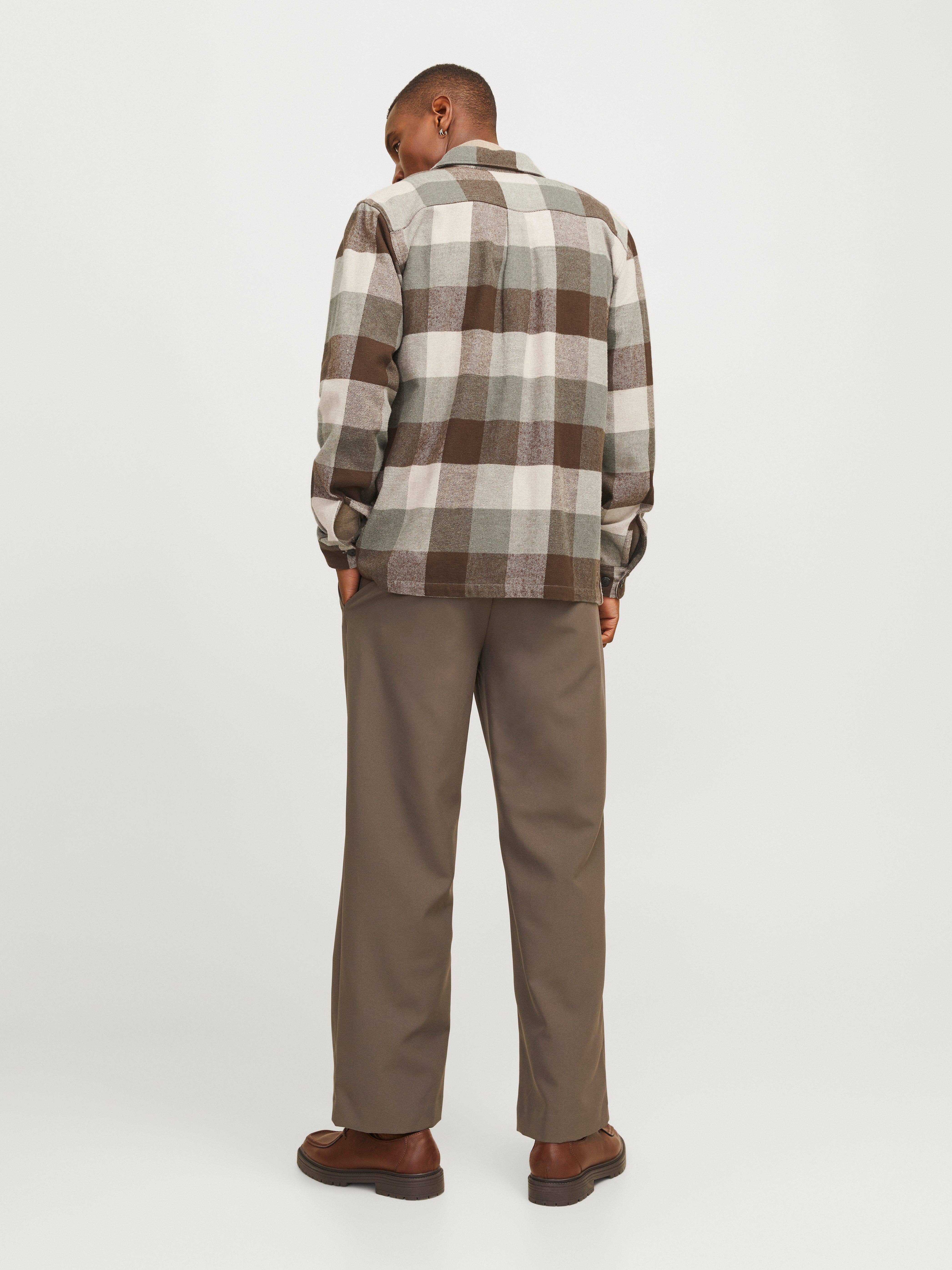 Jack & Jones Overhemd met lange mouwen JPRRAYMOND MELANGE CHECK LS OVERSHIRT SN