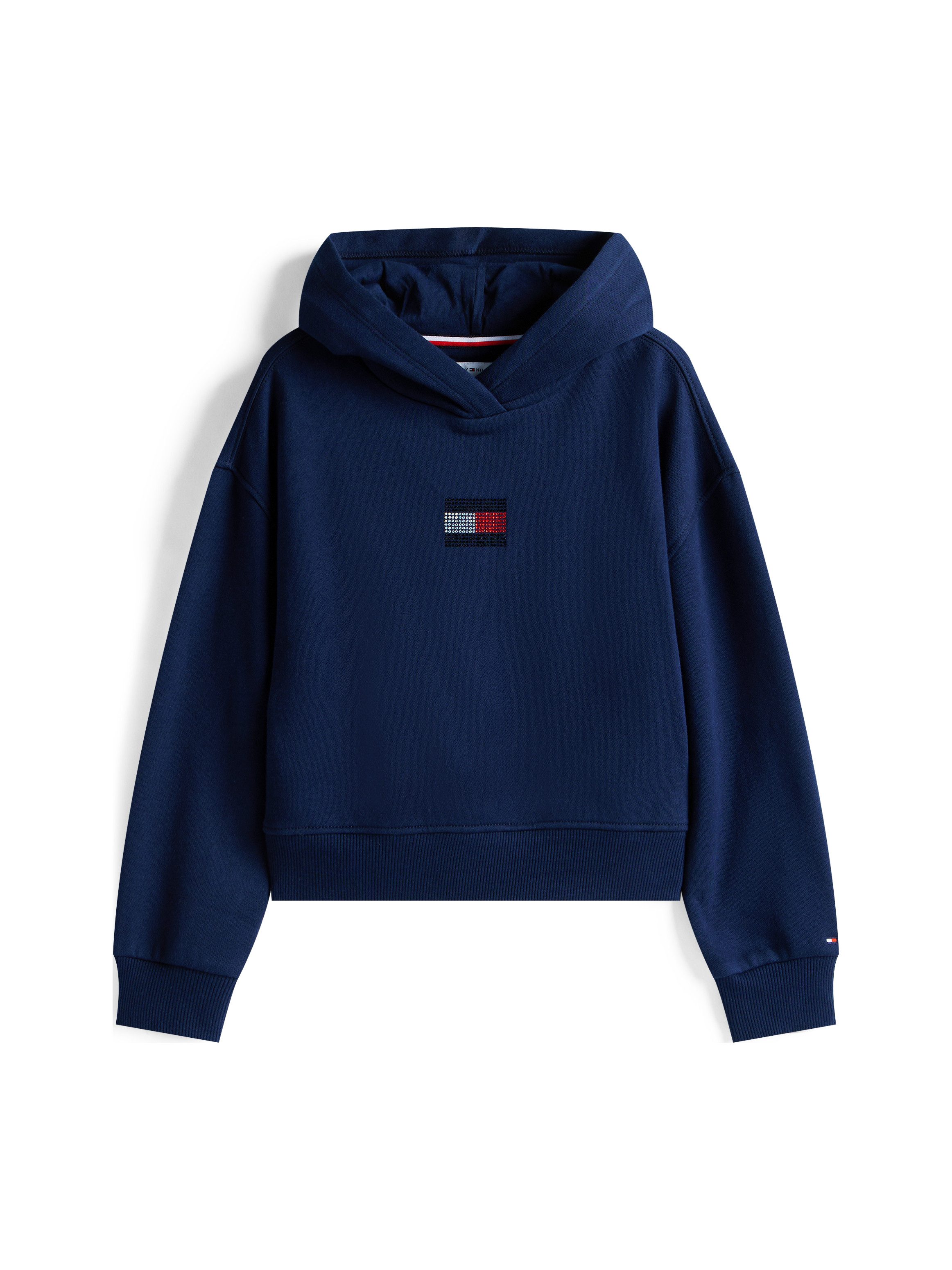 Tommy Hilfiger Hoodie RHINE STONE FLAG HOODIE