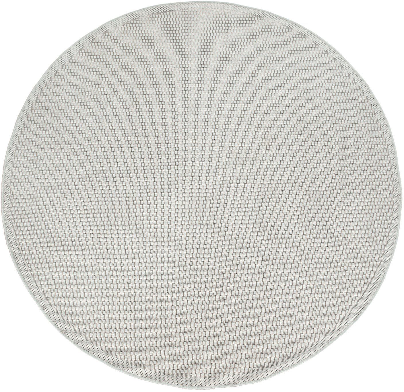 Paco Home Vloerkleed Timber 125 Platweefsel, sisal look, geschikt voor binnen en buiten, woonkamer