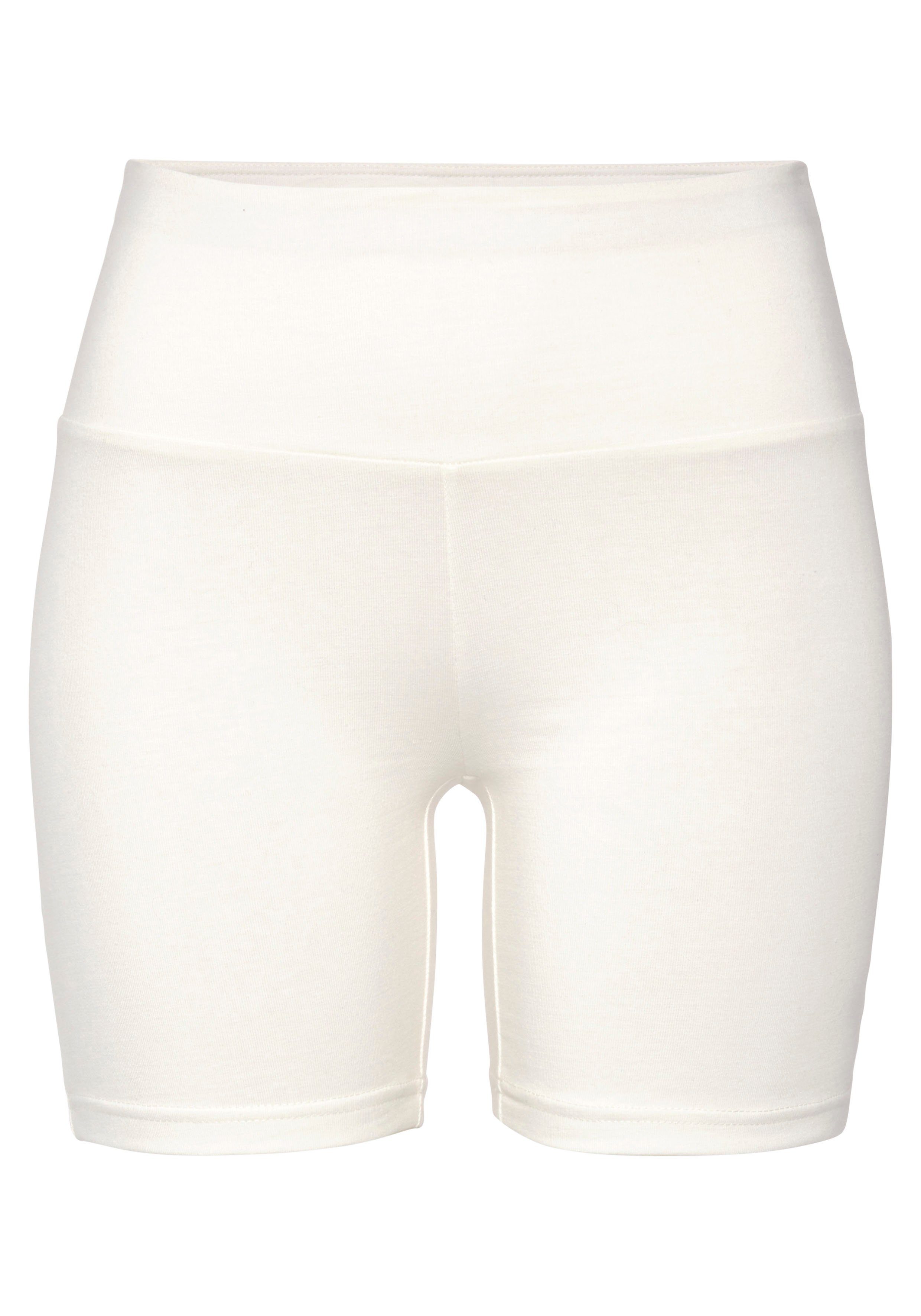 Lascana Short met brede boord en logoprint