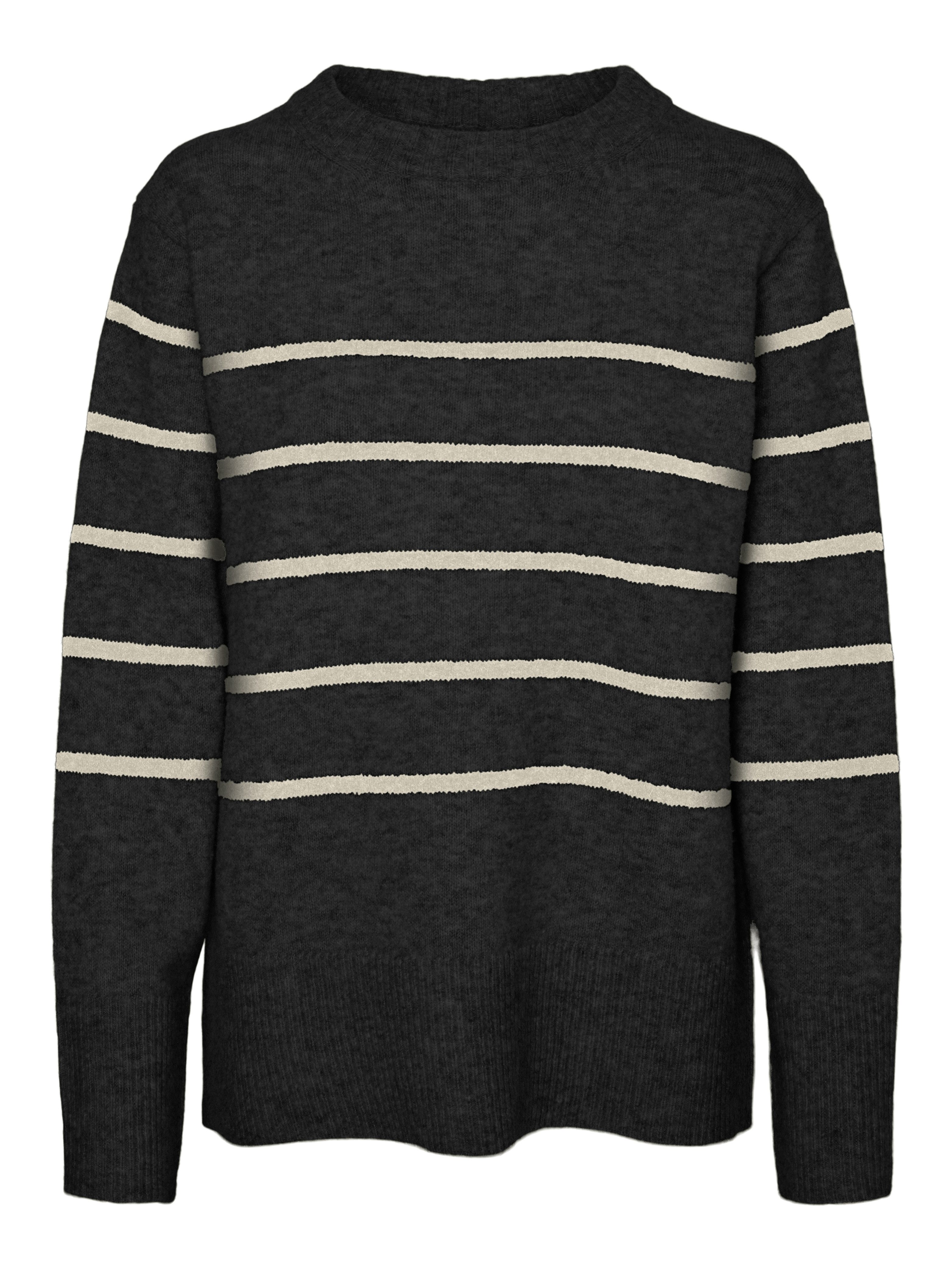 Vero Moda Gebreide trui VMFLAWLESS LS O-NECK PULLOVER GA NOOS