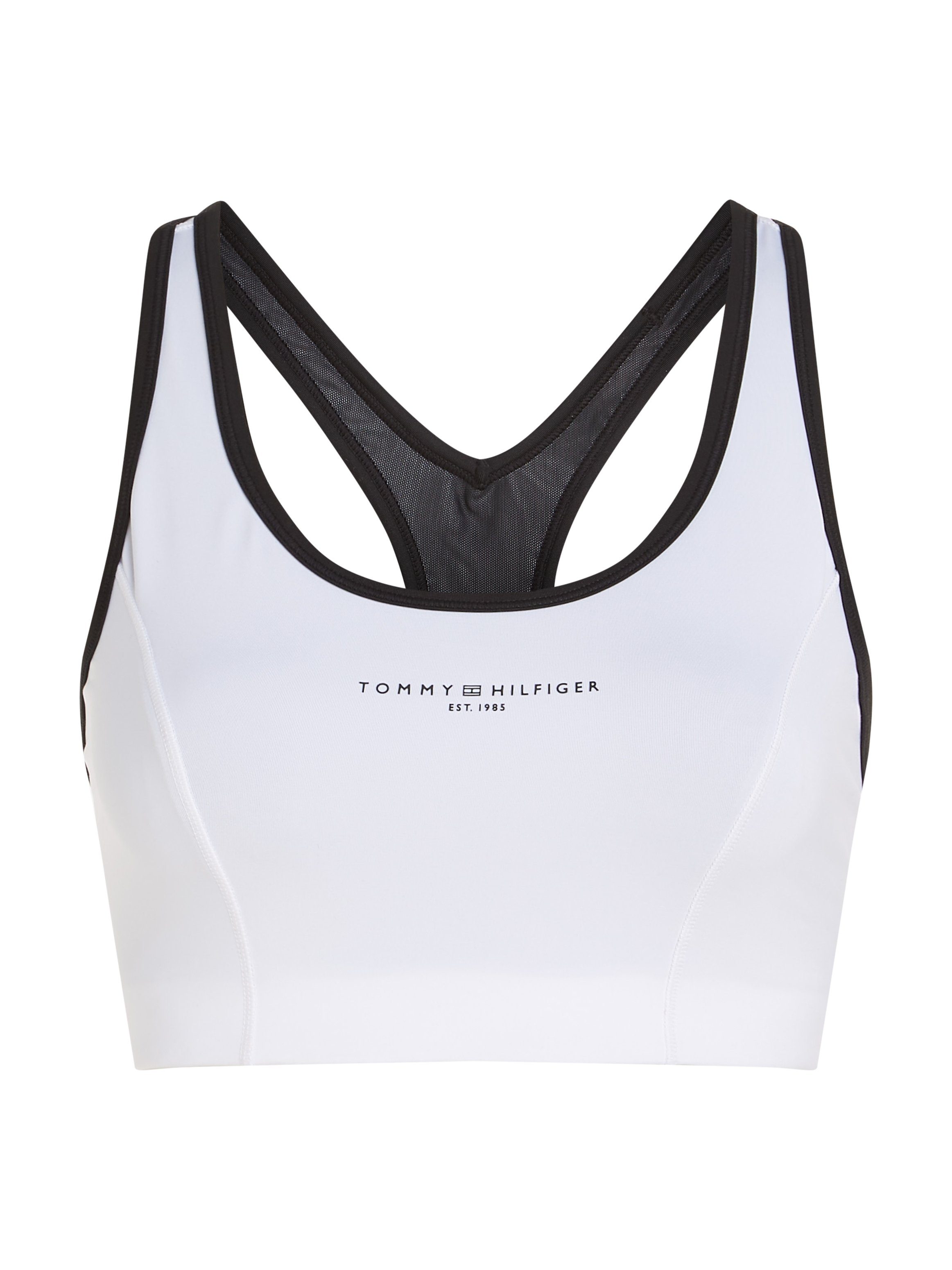 TOMMY SPORT Sportbustier ESSENTIALS MINI CORP MID INT BRA met bandjes voor gemiddelde ondersteuning, racerback