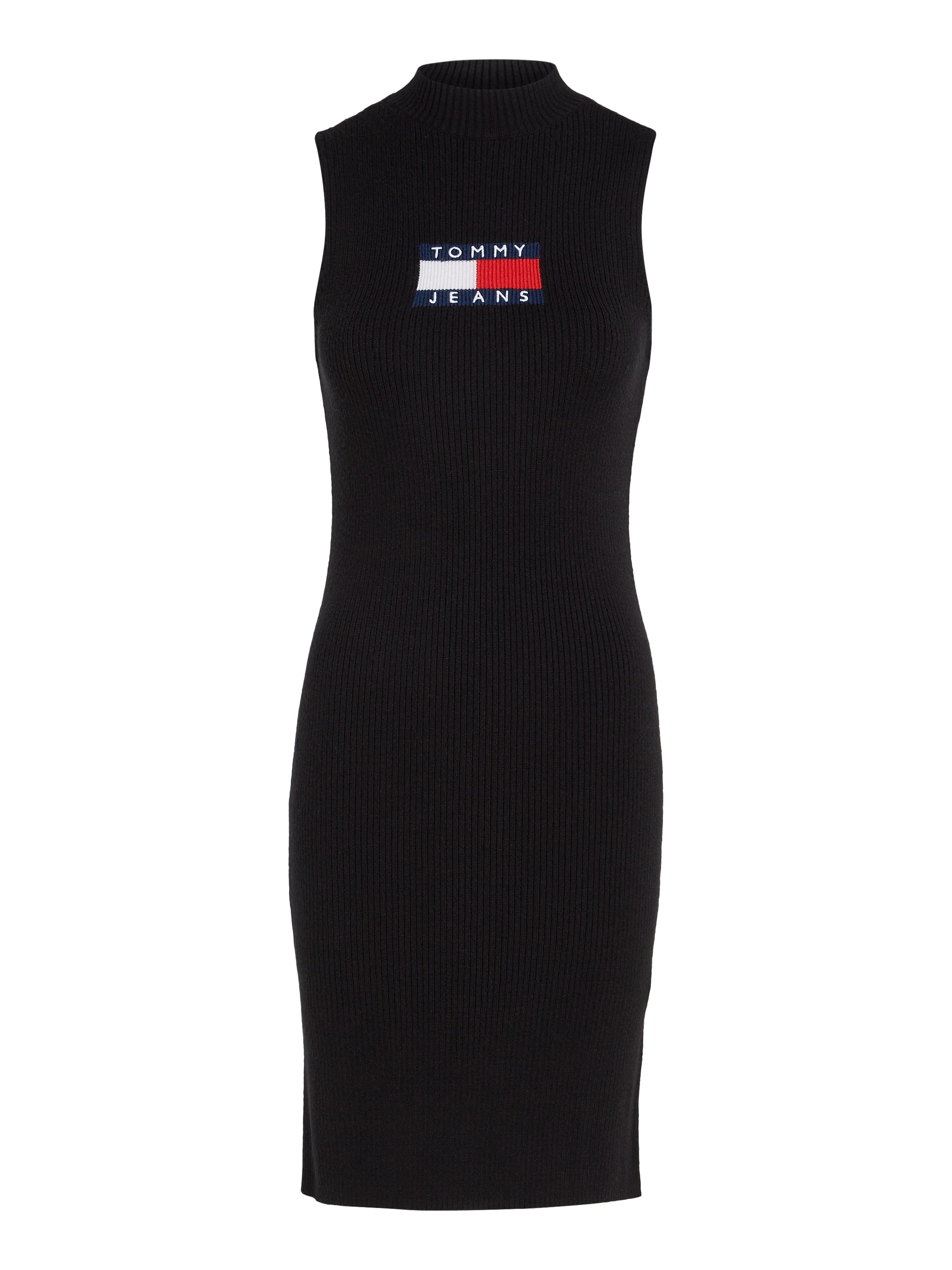TOMMY JEANS Sweatjurk TJW CENTER FLAG SWEATER DRESS