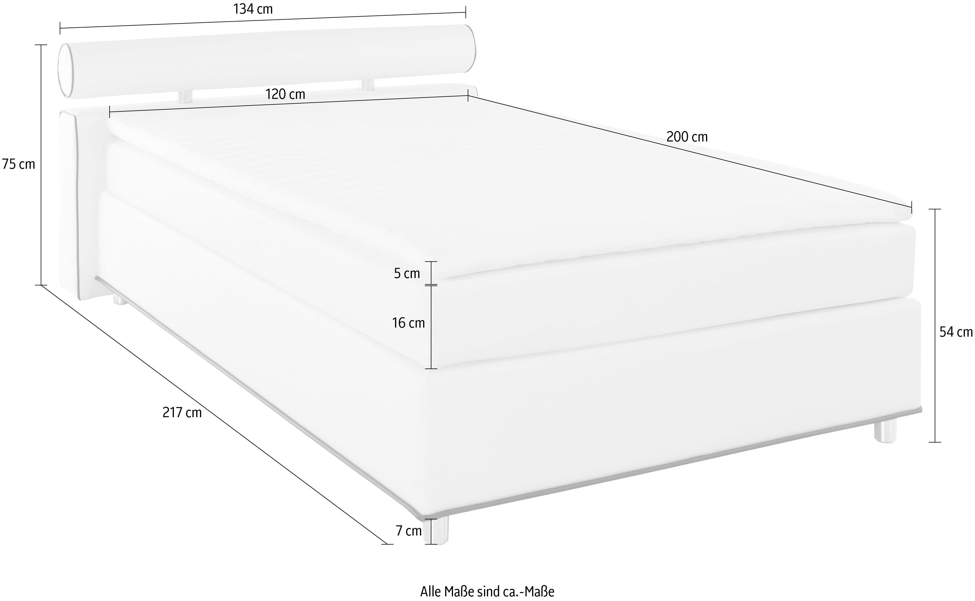 COLLECTION AB Boxspring Melbourne inclusief topmatras