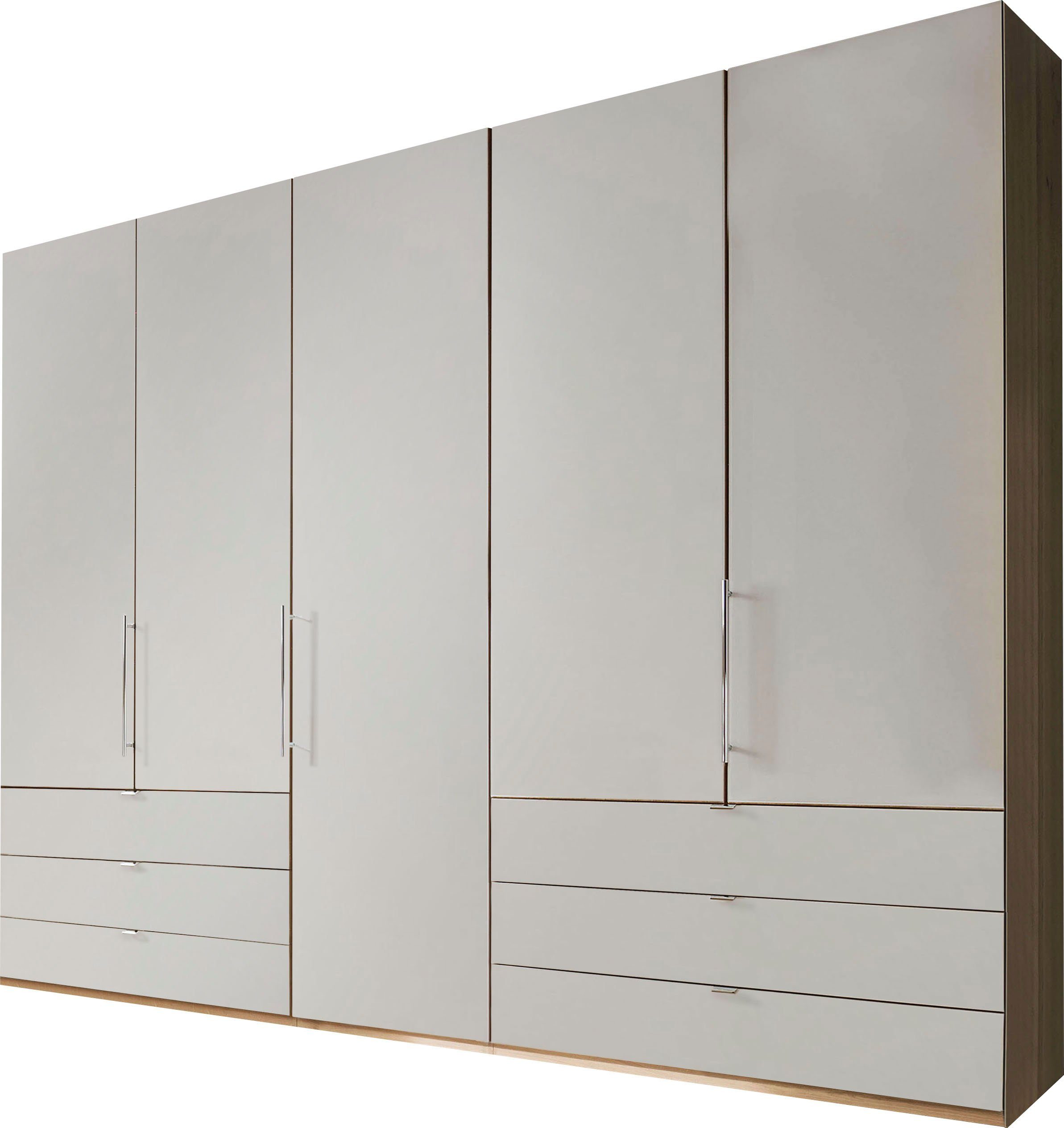 WIEMANN Vouwdeurkast Loft, in stijlvolle uitstraling, gemaakt in Duitsland robuuste glazen fronten, nauwelijks hoorbare deuren, met panorama-opening