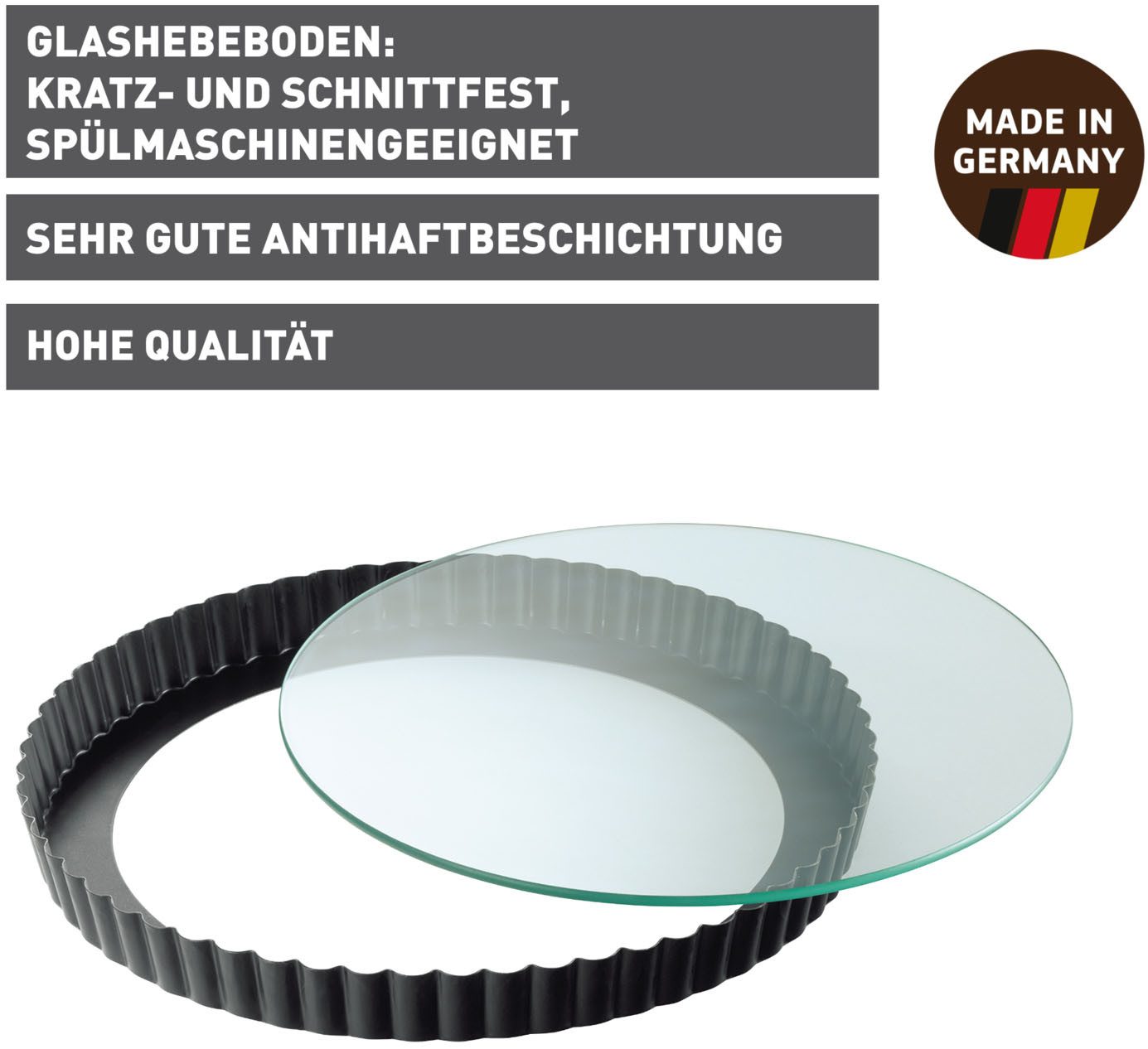 Kaiser Backformen Quichevorm Inspiration Anti-aanbak gecoat, ovenbestendig, vaatwasmachinebestendig, Made in Germany