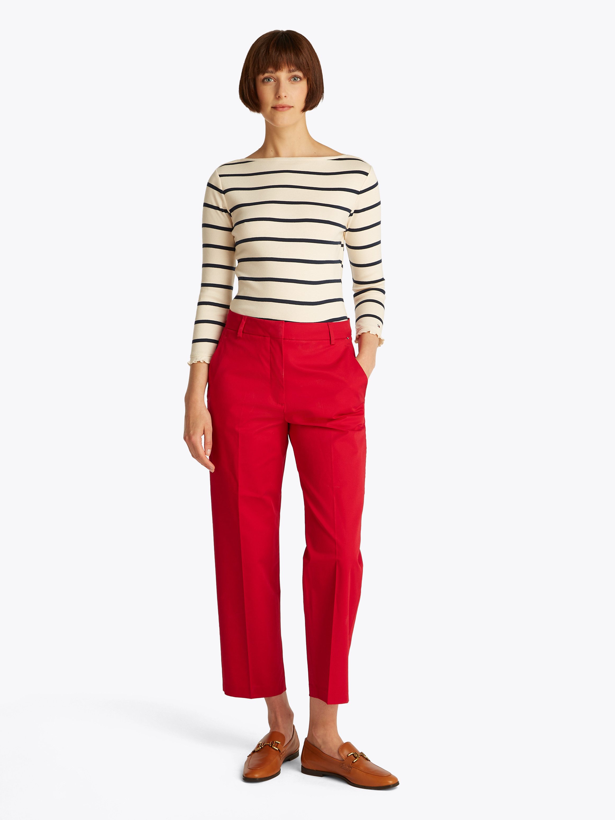 Tommy Hilfiger Chino met persplooien
