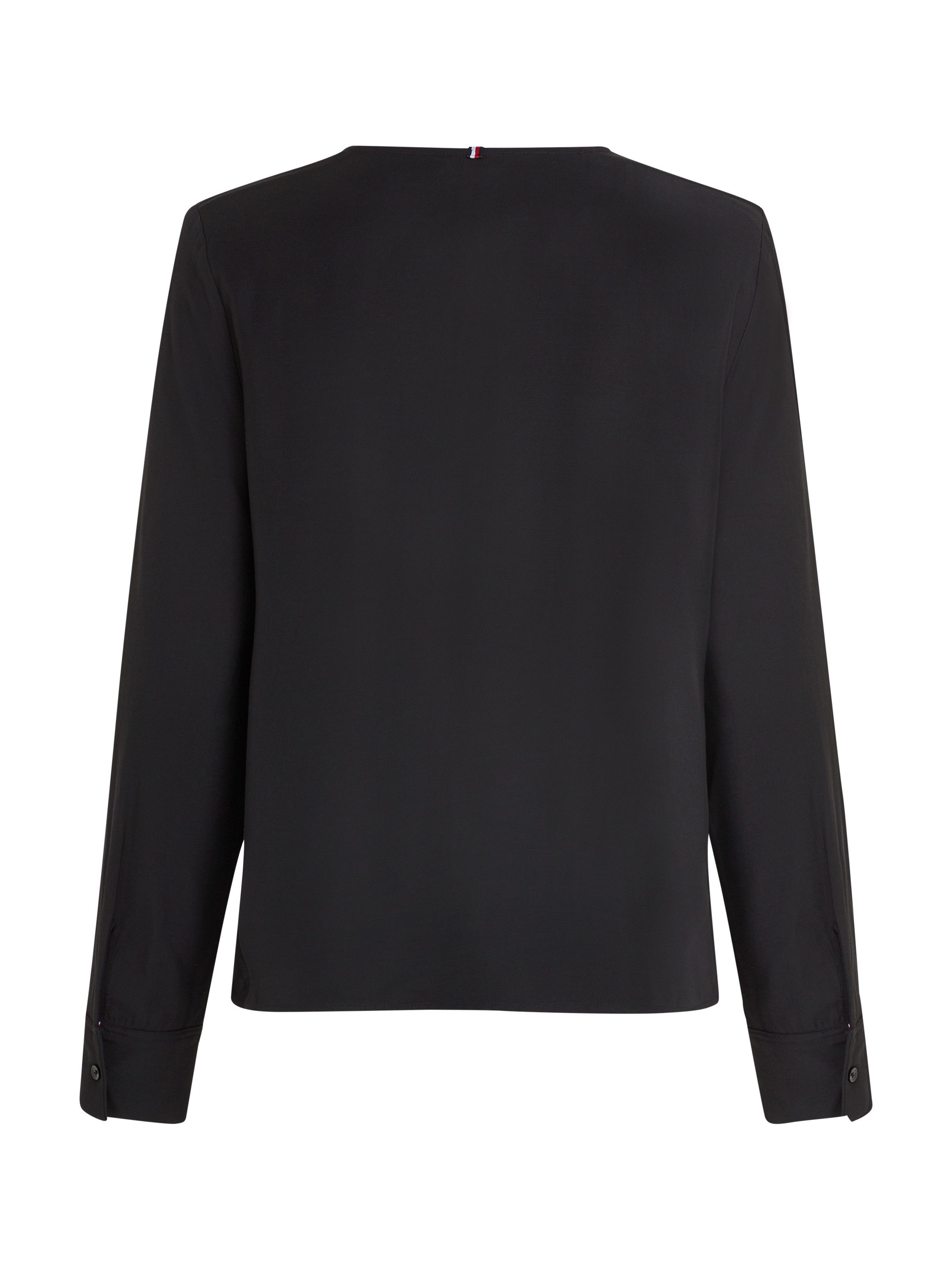Tommy Hilfiger Klassieke blouse VISCOSE REGULAR V-NECK LS BLOUSE
