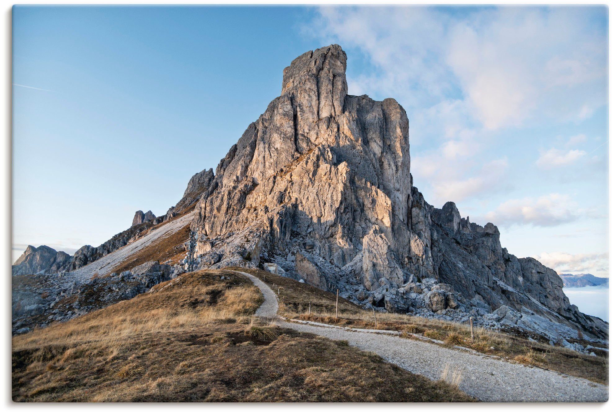 Artland Artprint Passo Giau in den Dolomiten in vele afmetingen & productsoorten - artprint van aluminium / artprint voor buiten, artprint op linnen, poster, muursticker / wandfoli