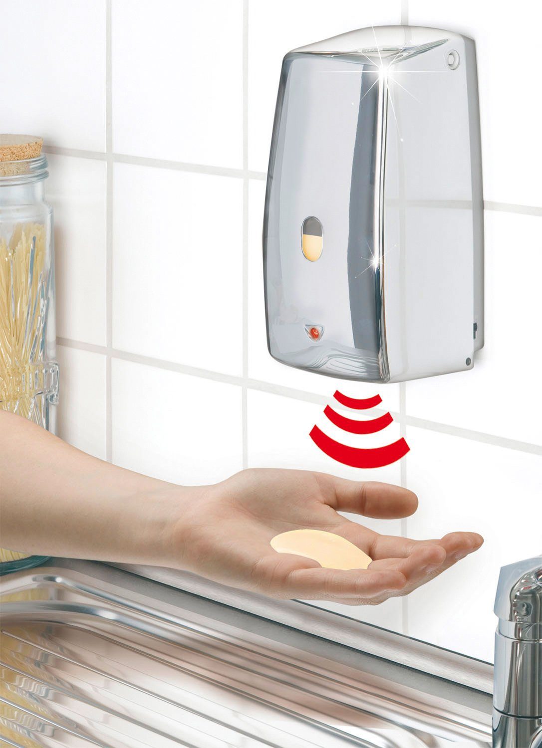 WENKO Zeepdispenser Treviso Infrarood