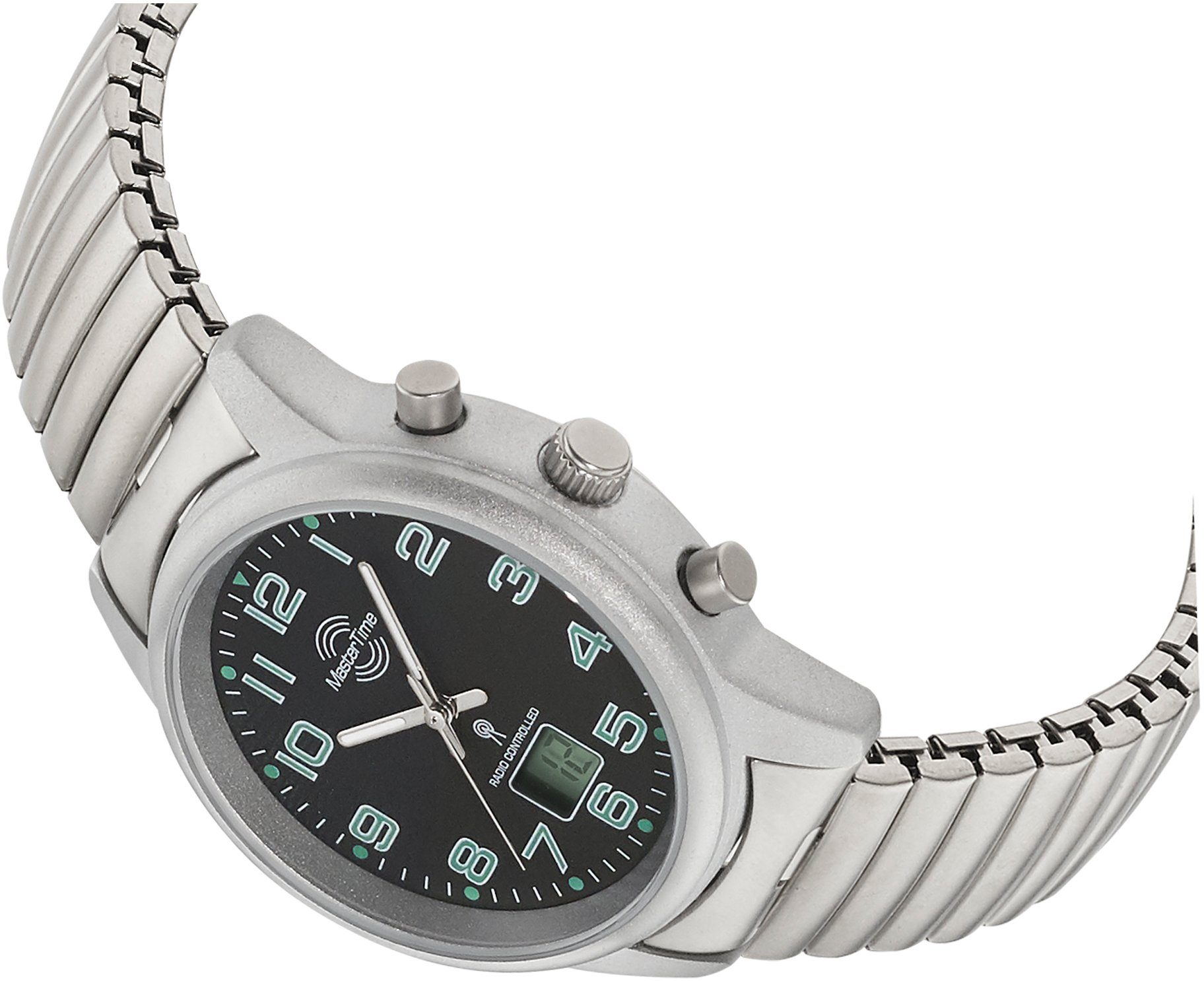 MASTER TIME Radiografisch horloge Basic Horloge, quartz, dameshorloge, datum, glow-in-the-dark wijzers