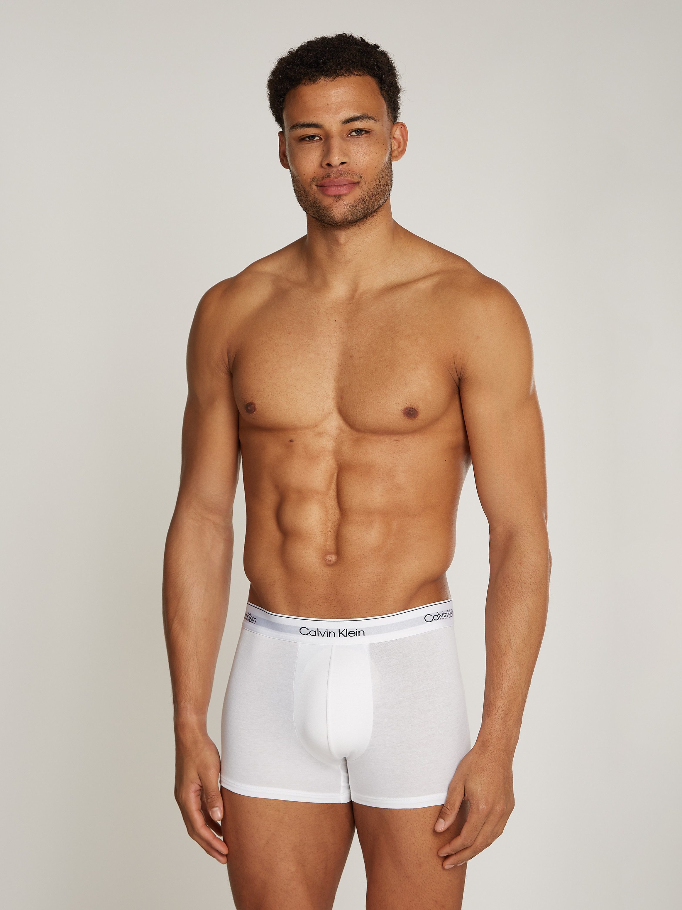Calvin Klein Boxershort TRUNK 3PK met logo-elastische tailleband (3 stuks) (set, 3 stuks)