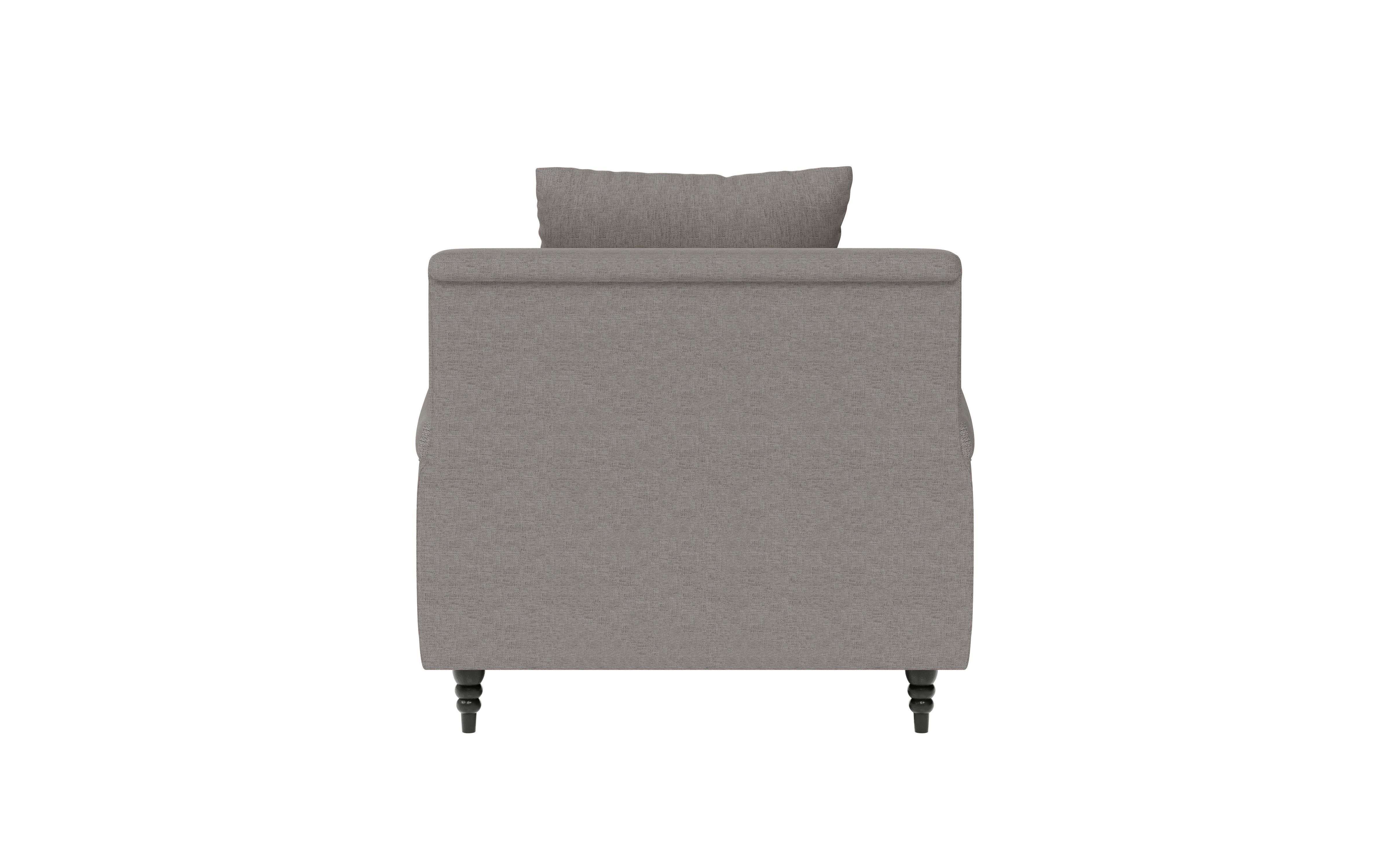 Guido Maria Kretschmer Home&Living Fauteuil NORIN twee soorten poten: voor - wieltjes, aan de achterkant - houten poten