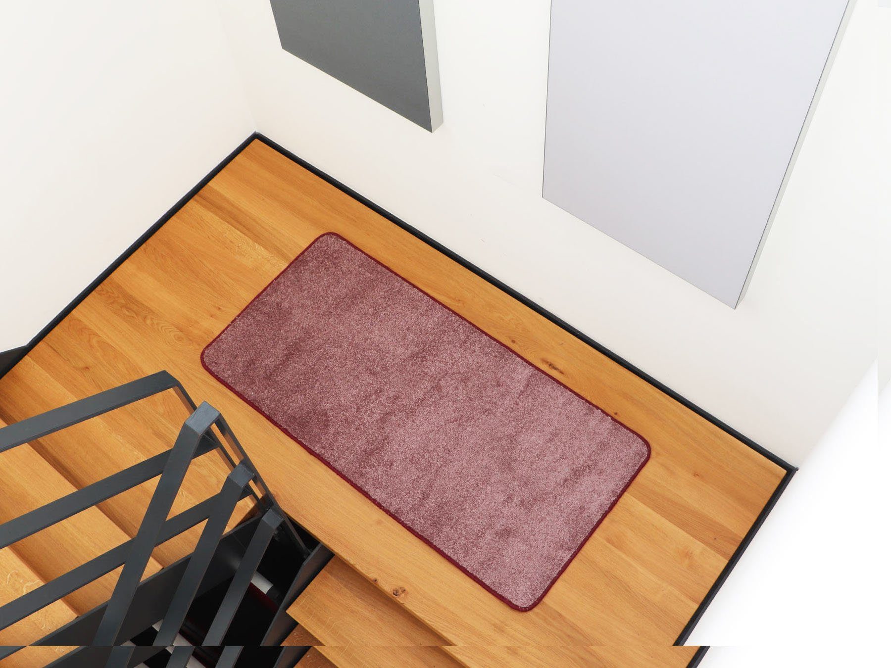 Primaflor-Ideen in Textil Loper Manilla Korte pool, unikleurig, ideaal in de woonkamer & slaapkamer lopers roze