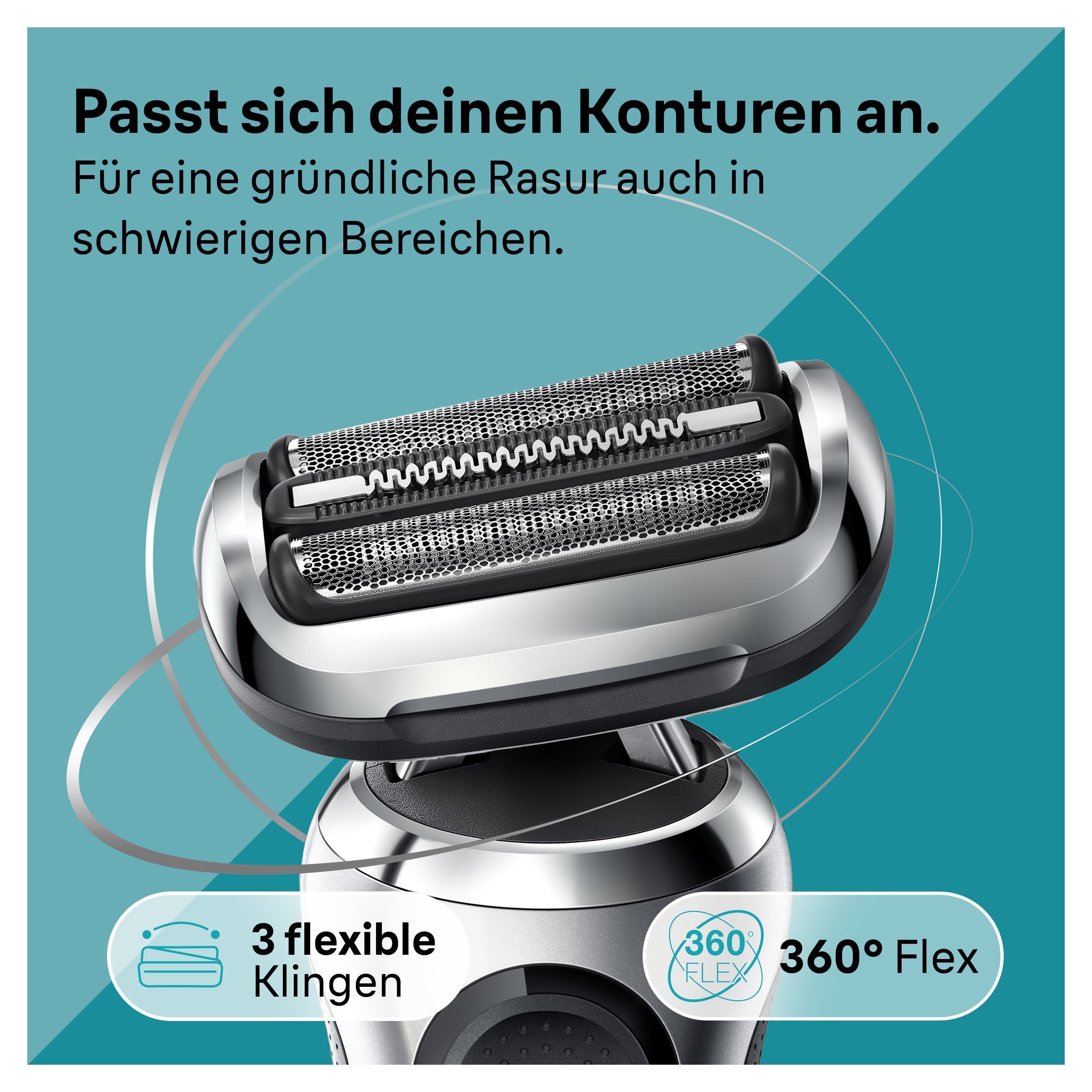 Braun Elektrisch scheerapparaat Series 7 71-S4200cs Wet&Dry, precisietrimmer