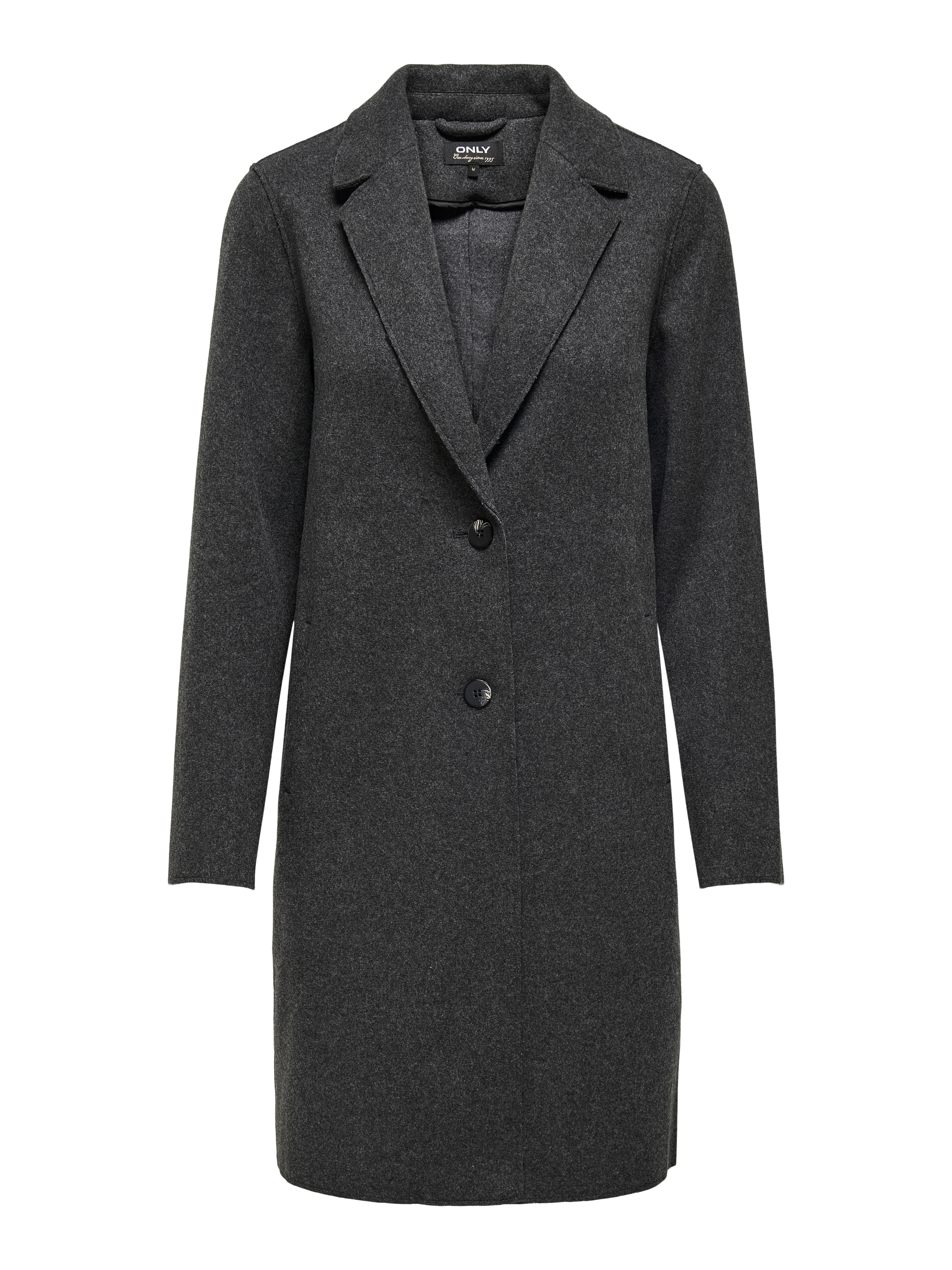 Only Lange jas ONLCARRIE BONDED COAT OTW NOOS