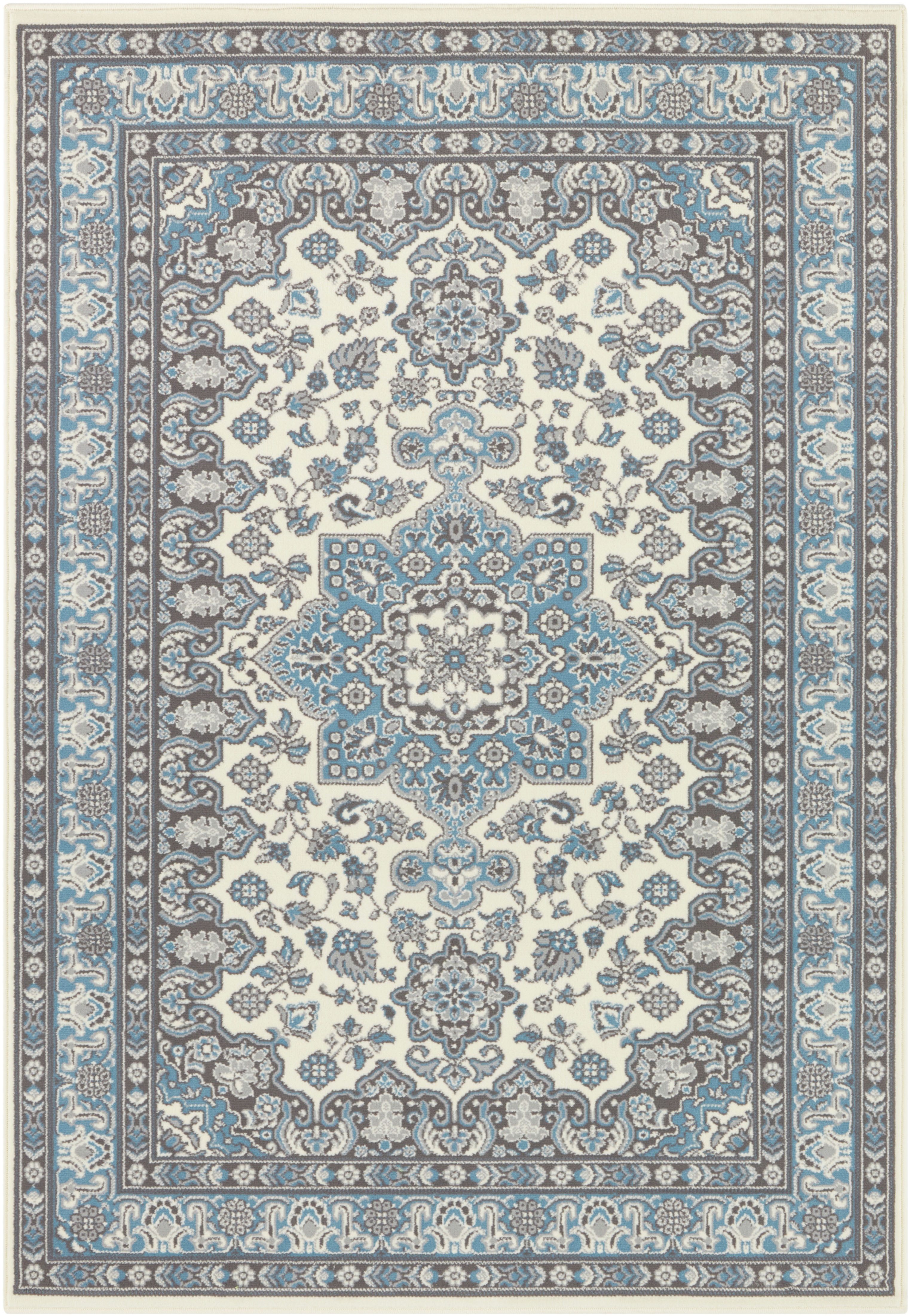 NOURISTAN Vloerkleed Parun Täbriz Kortpolig, orient, loper, vintage, eetkamer, woonkamer, gang