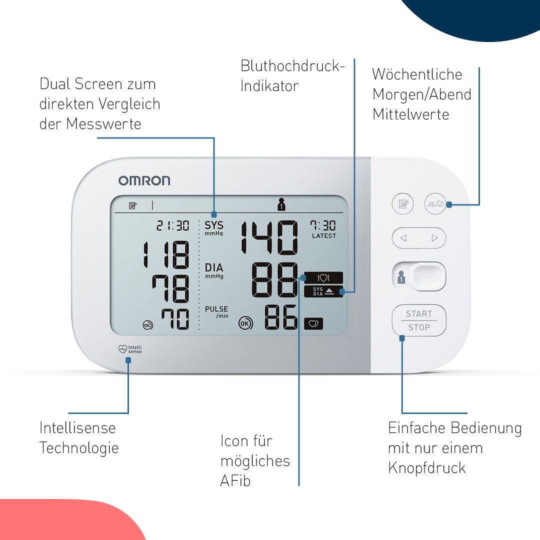 Omron Bovenarm-bloeddrukmeter X7 Smart