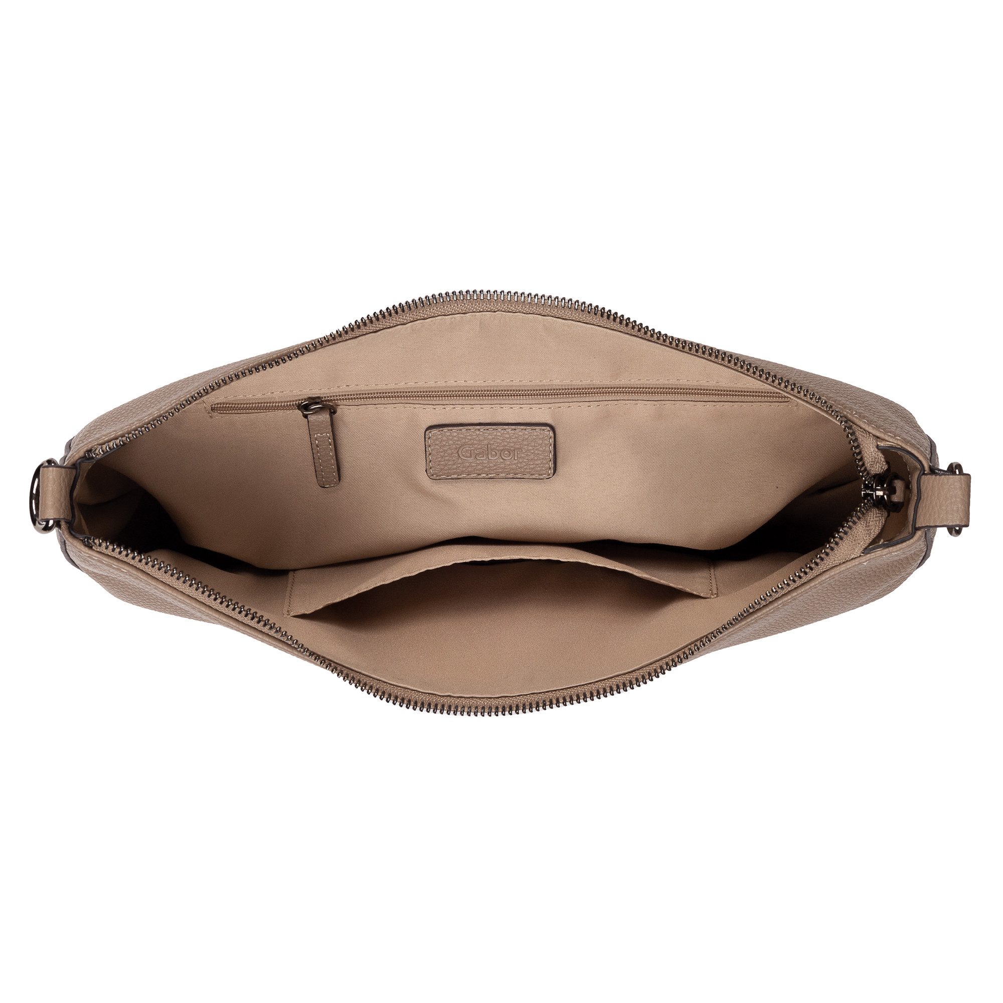 Gabor Schoudertas LINDA zacht kunstleer met elegante schouderband van edel weefband