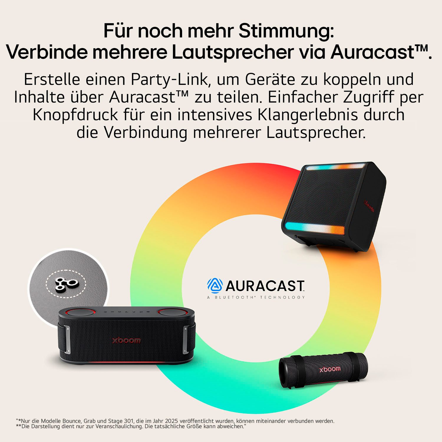 LG Bluetoothluidspreker Xboom BOUNCE