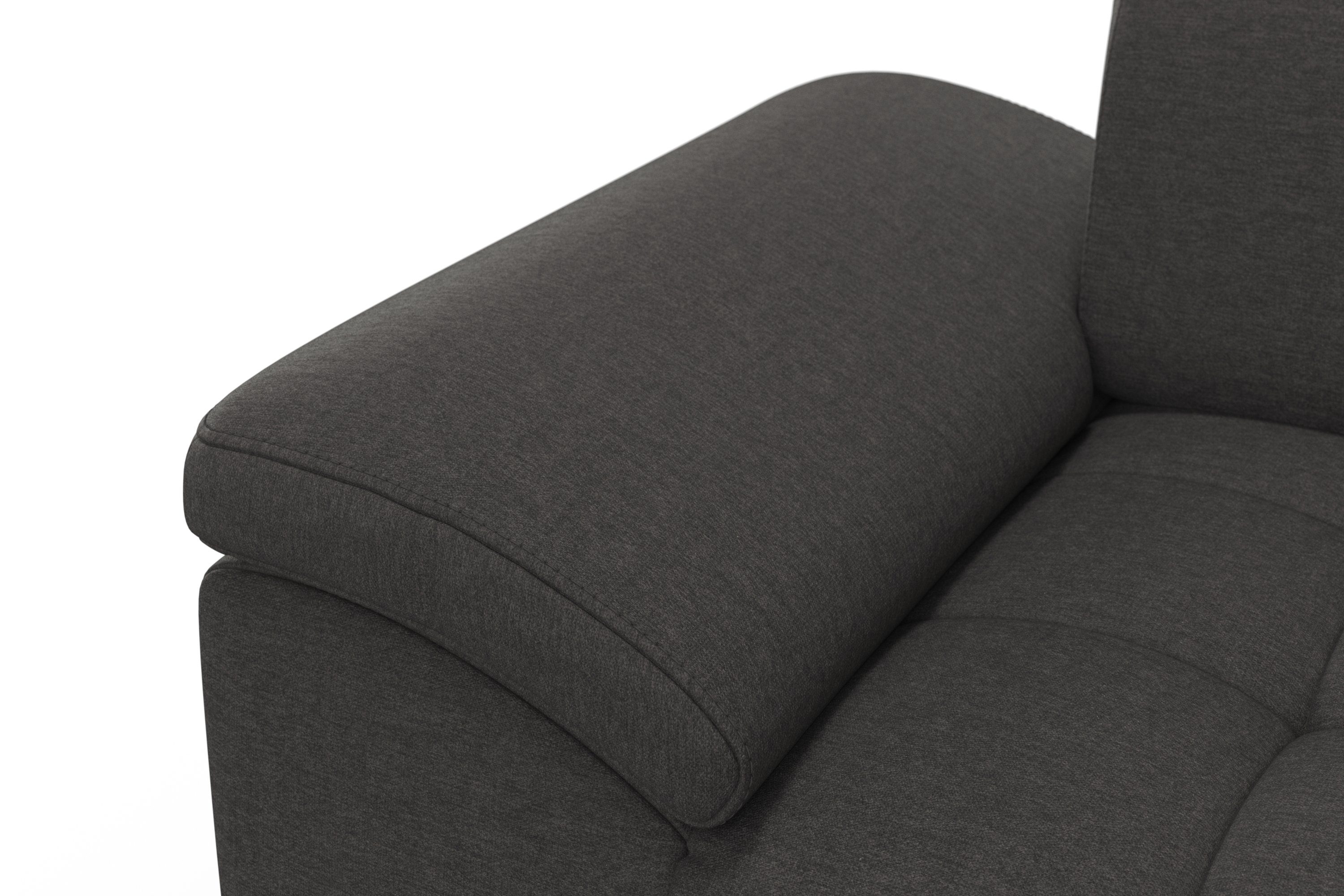 sit&more Hoekbank Cool L-vorm naar keuze met verstelbare hoofdsteun en uittrekzitting motorisch