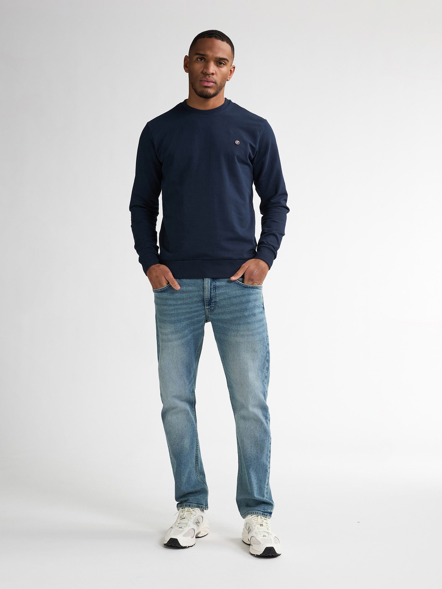 Petrol Industries Straight jeans met optisch tweedelige achterzak